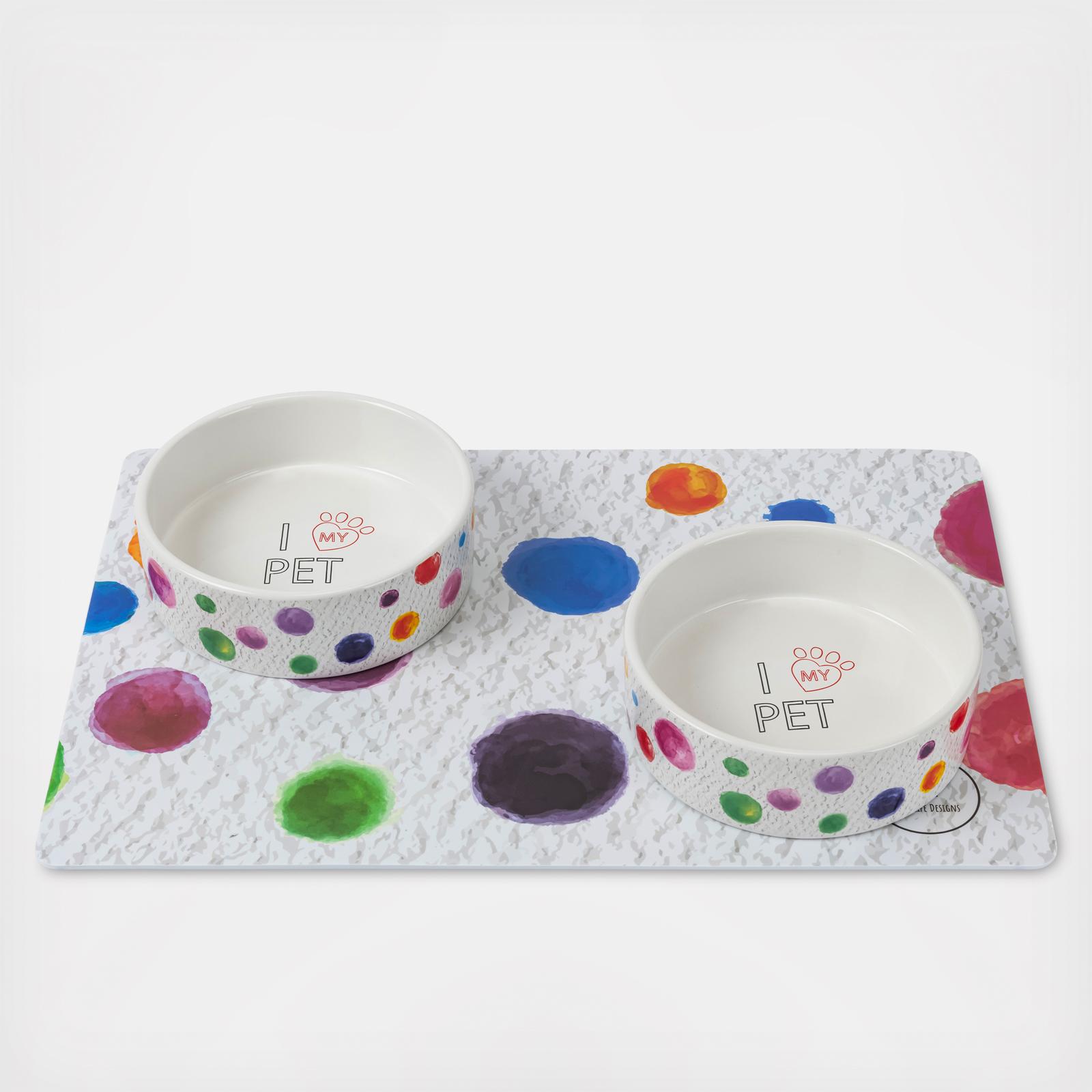3-Piece Boavista Bowls and Placemat Set