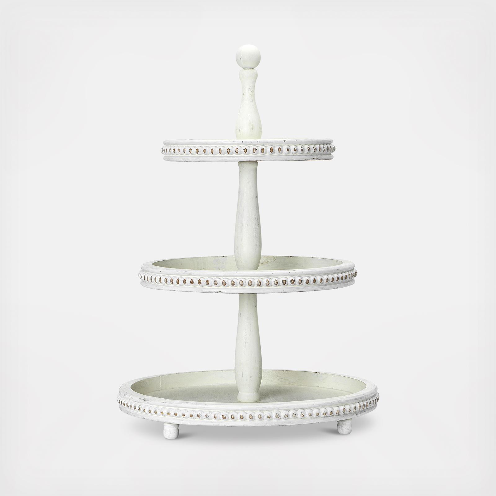 3-Tier Round Decorative Tray