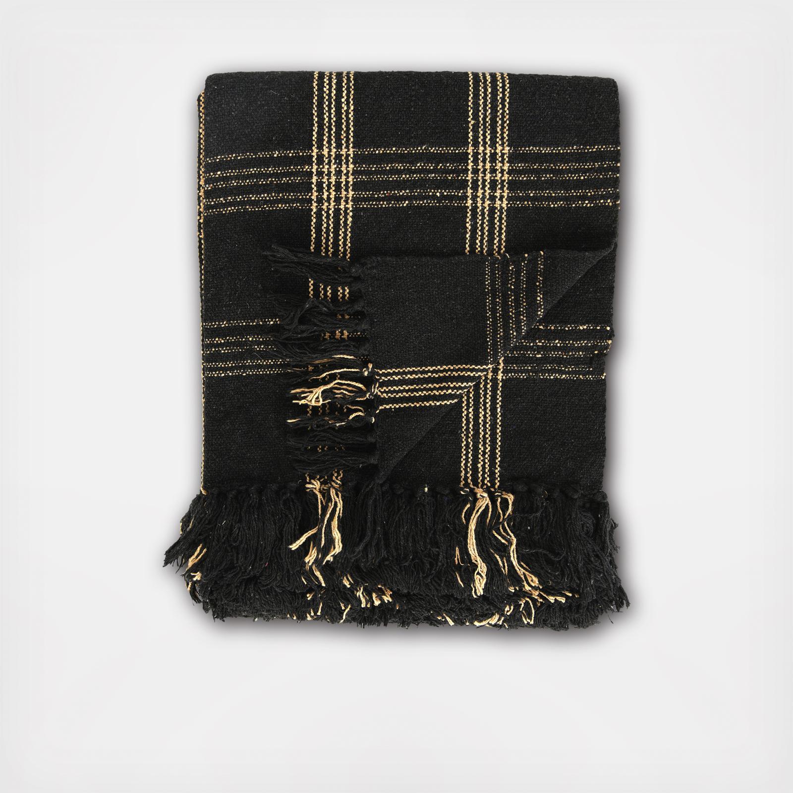 Fringed Woven Throw