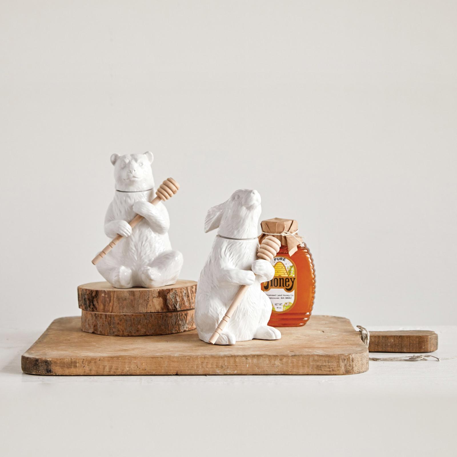 Bear Shaped Honey Pot