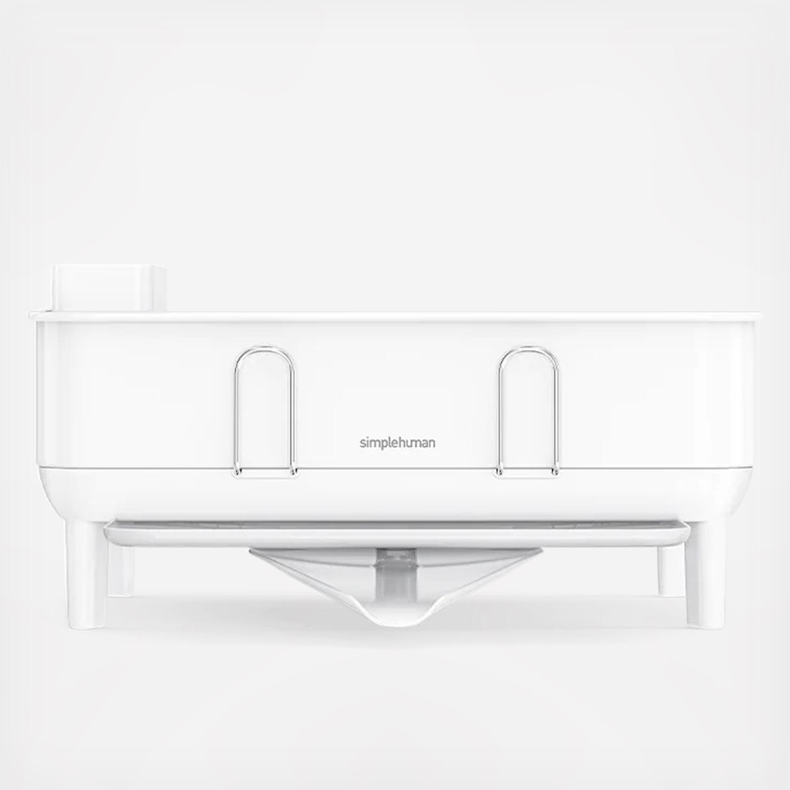 Compact Dish Drying Rack with Swivel Spout