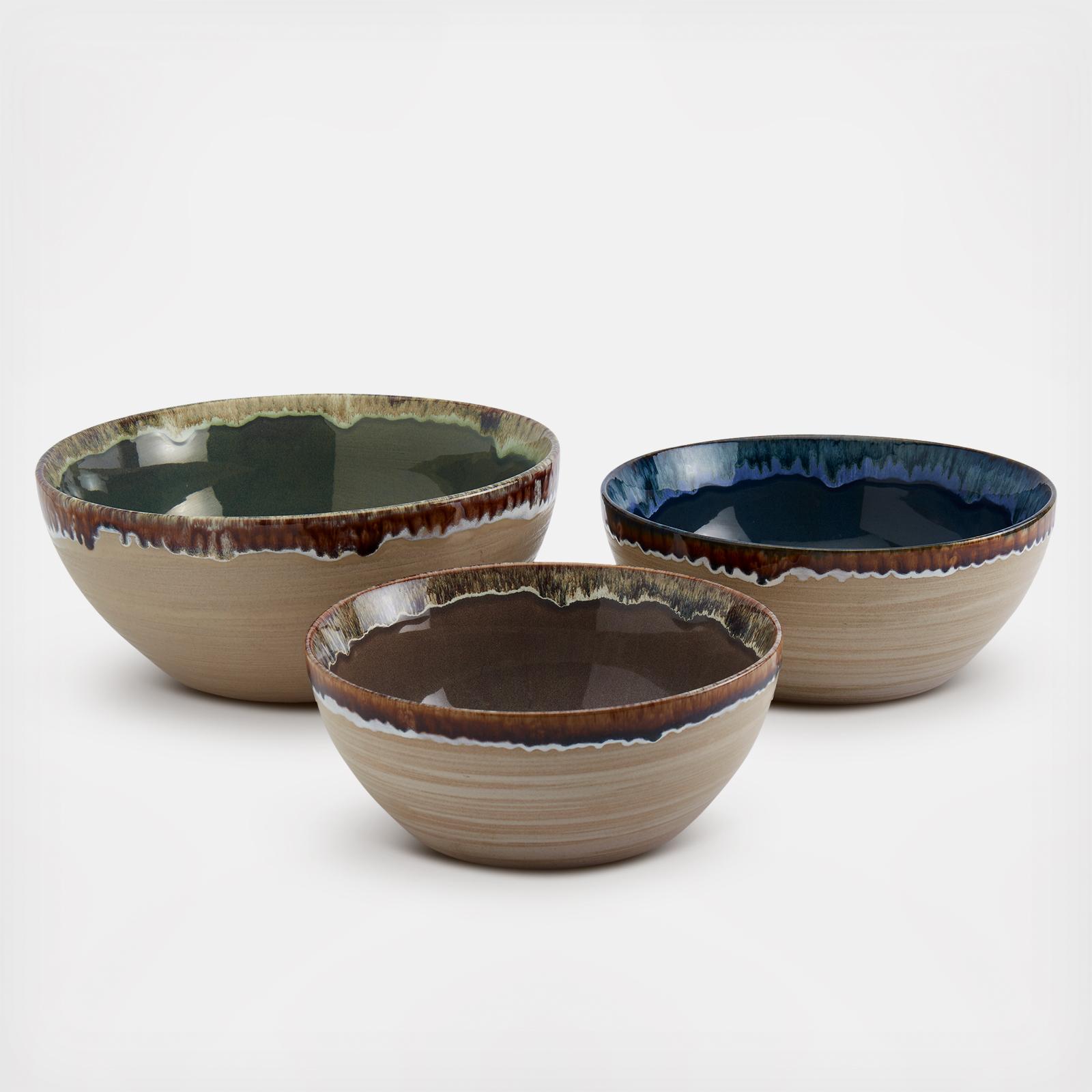 Tuscan 3-Piece Reactive Serving Bowl Set