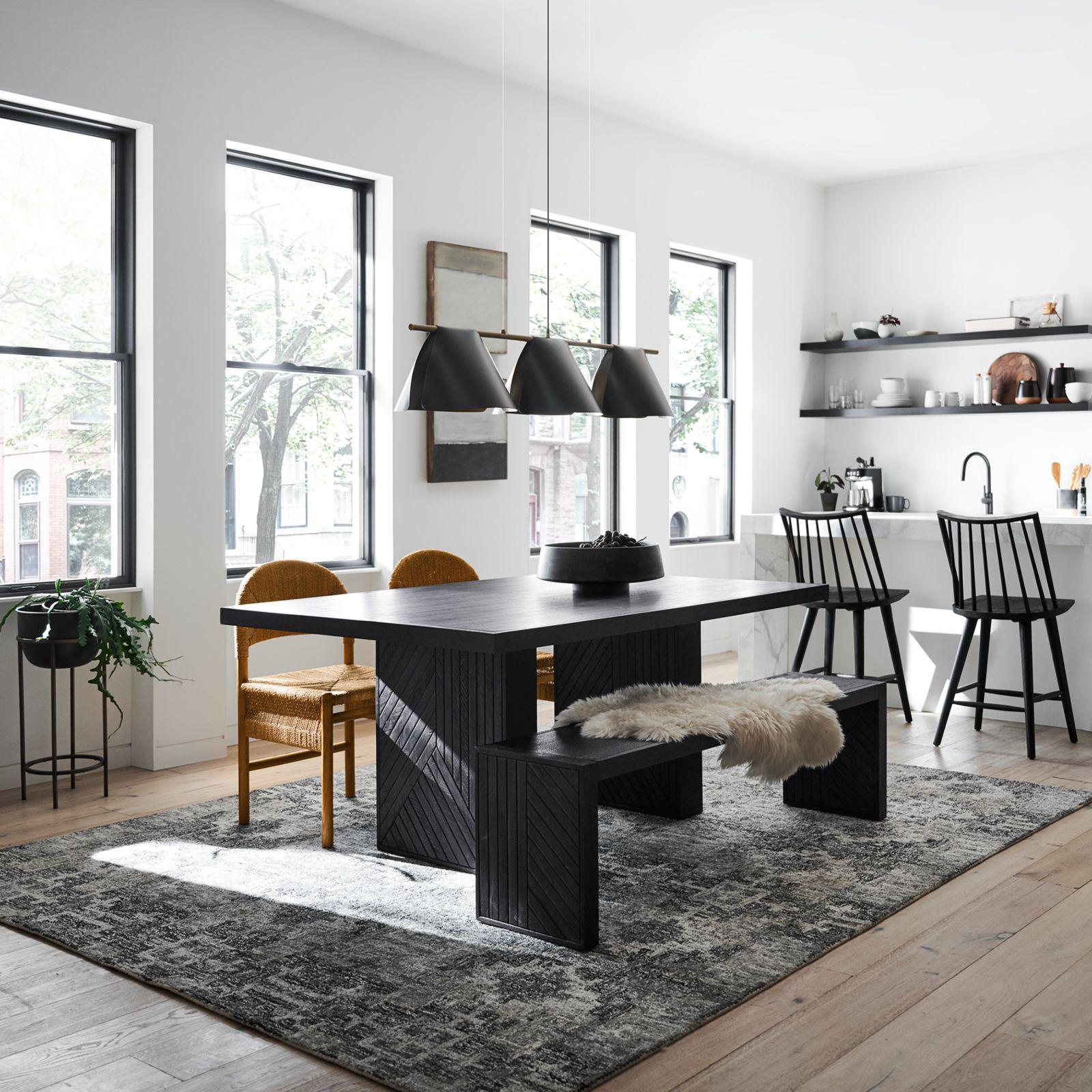 Arnau Bent Metal Linear Chandelier