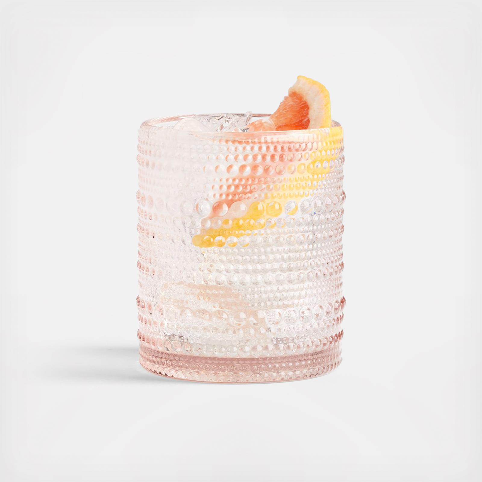 Alma Double Old Fashioned Glass, Set of 4