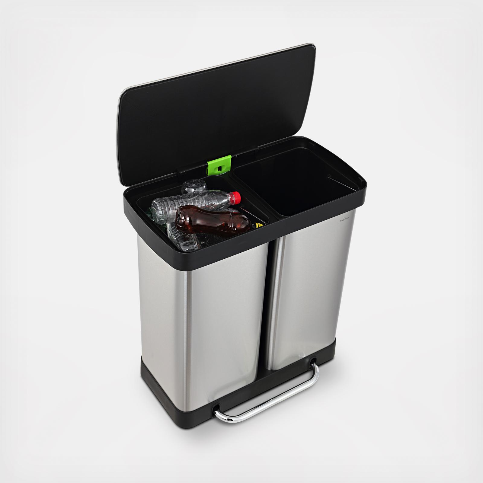 Edmund 2-Compartment Trash Can