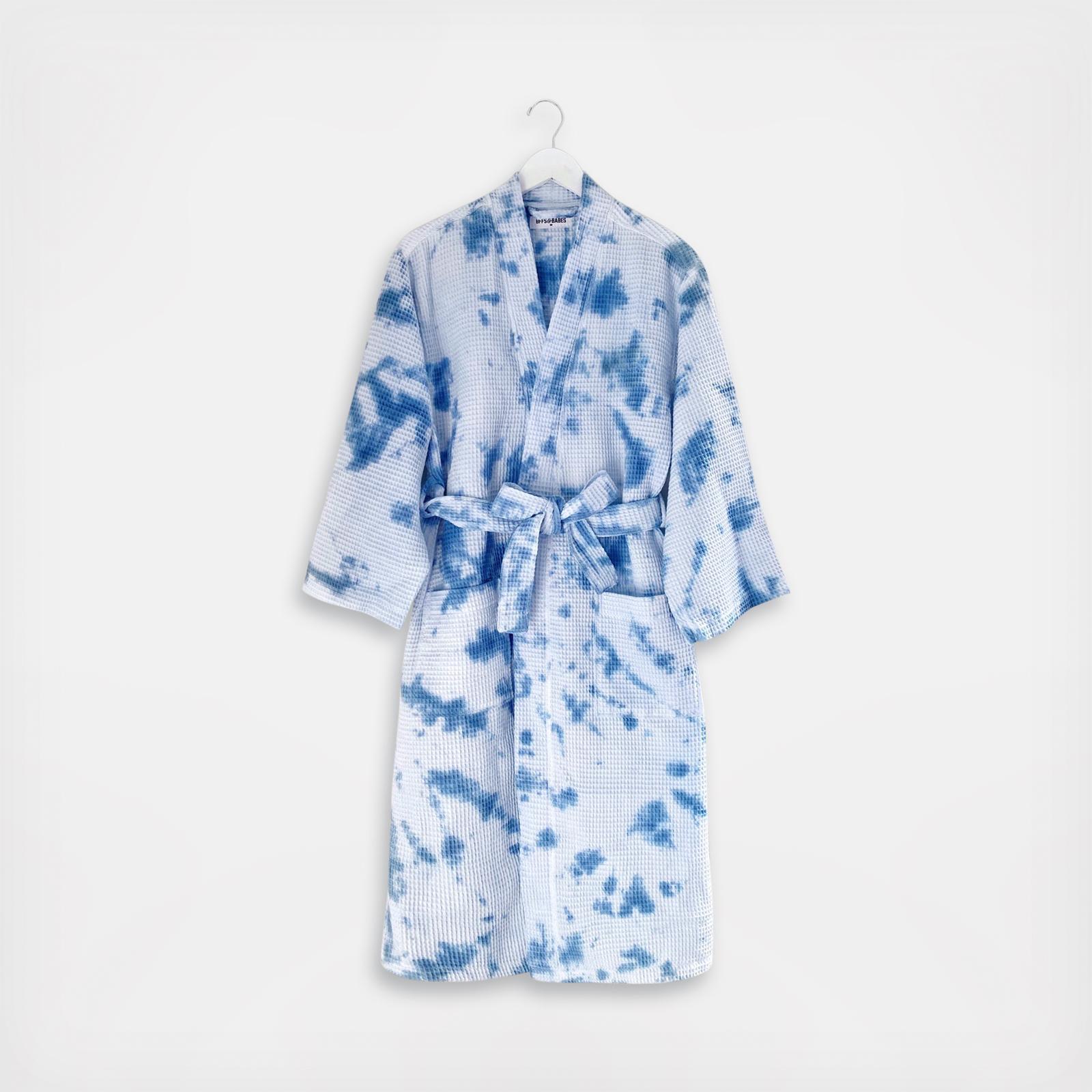 Blue Waffle Robe