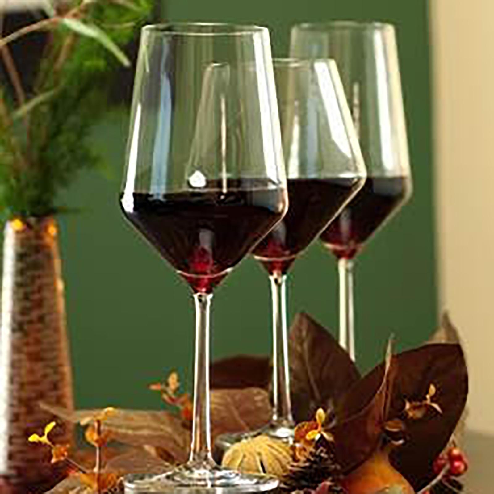 Puro Burgundy Wine Glass, Set of 6