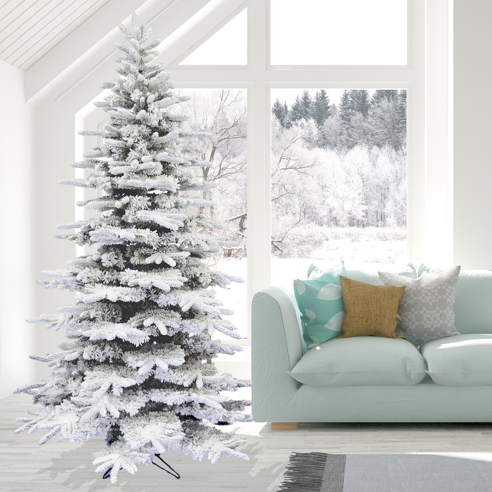 Mountain Pine Snow Flocked Christmas Tree