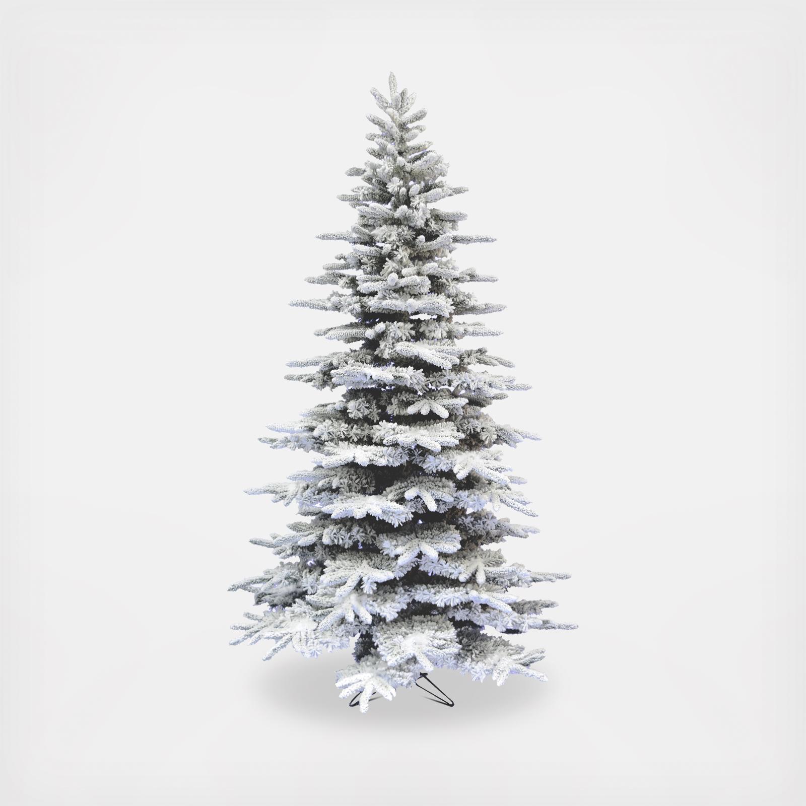 Mountain Pine Snow Flocked Christmas Tree
