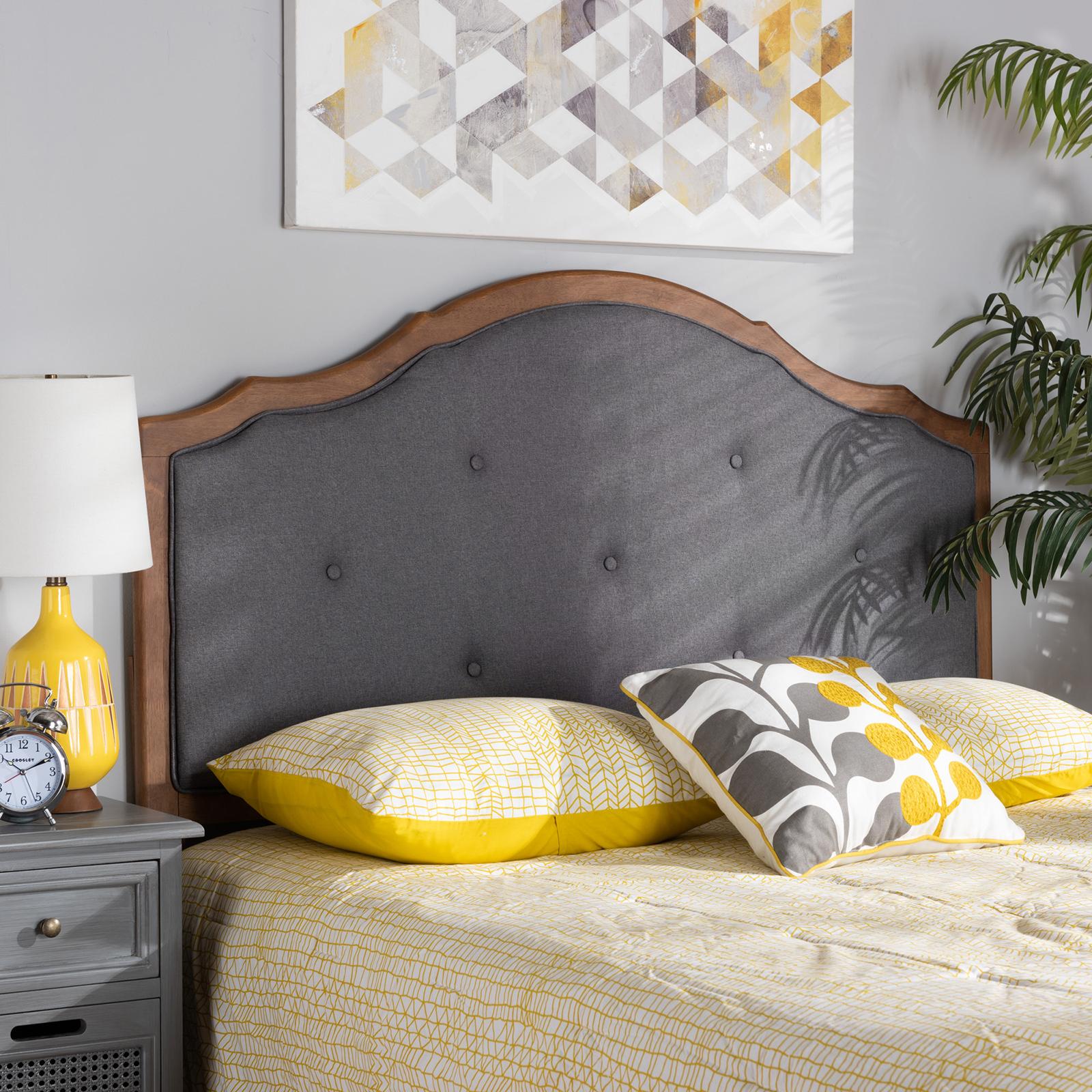 Gala Vintage Upholstered Arched Headboard
