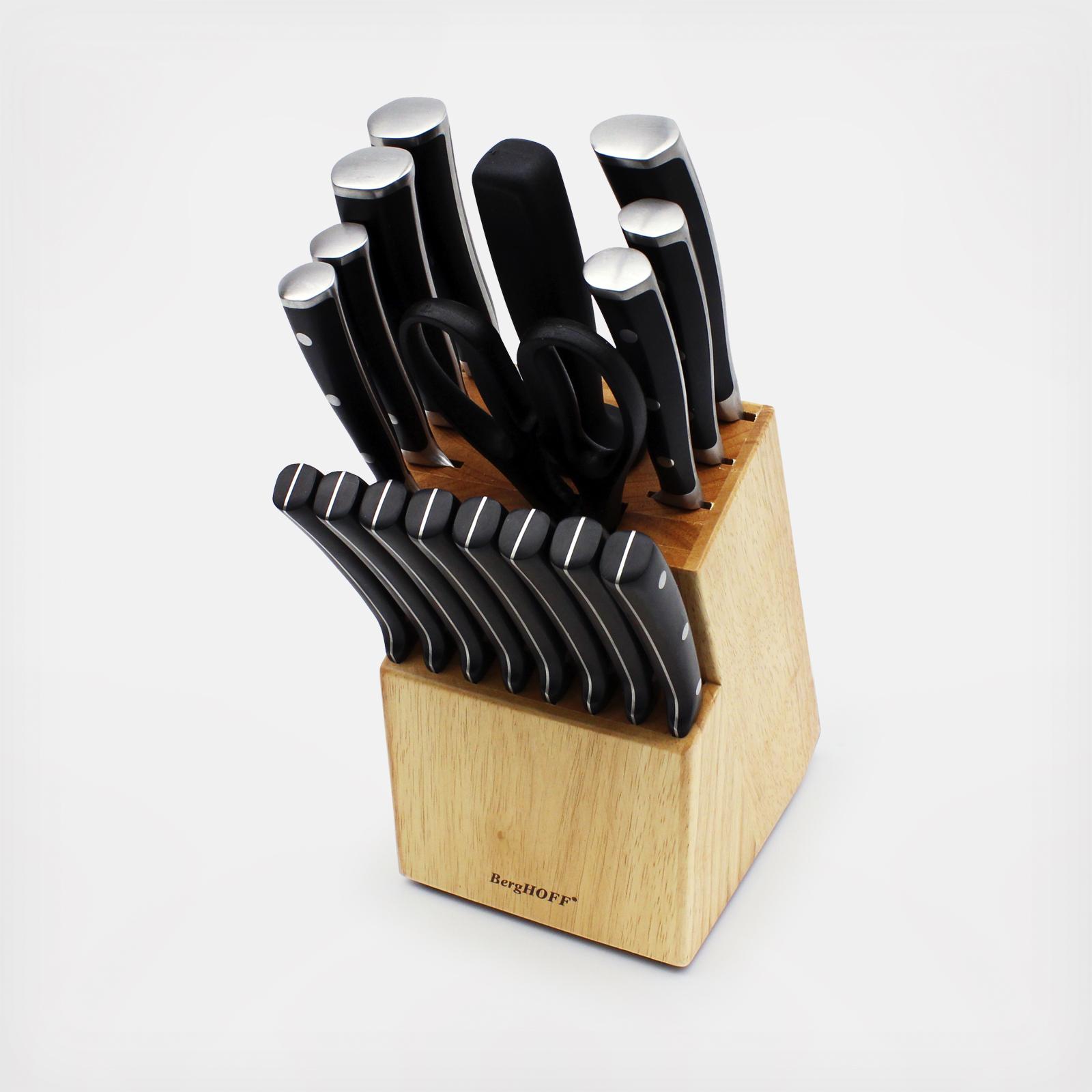 18-Piece Knife Block Set, Triple Riveted