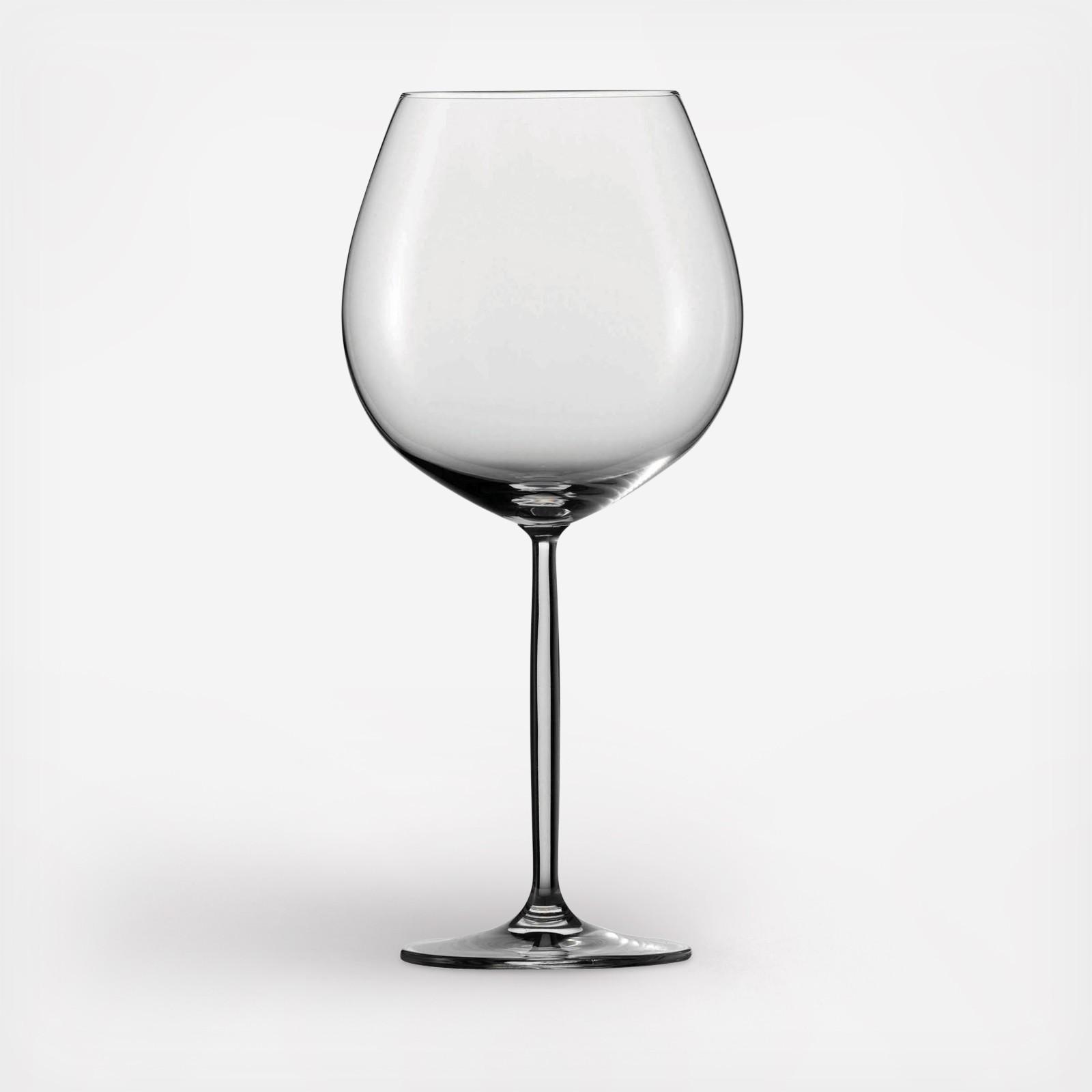 Diva Claret Burgundy Wine Glass, Set of 6