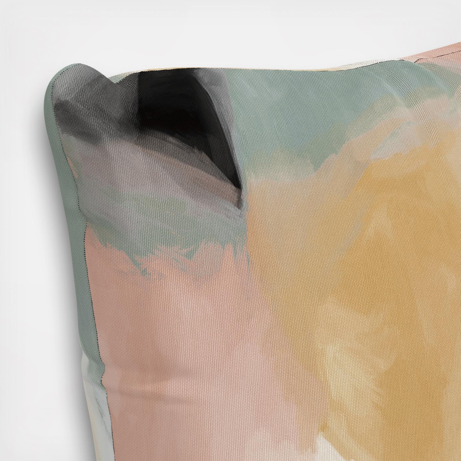 Abstract Shapes Outdoor Throw Pillow