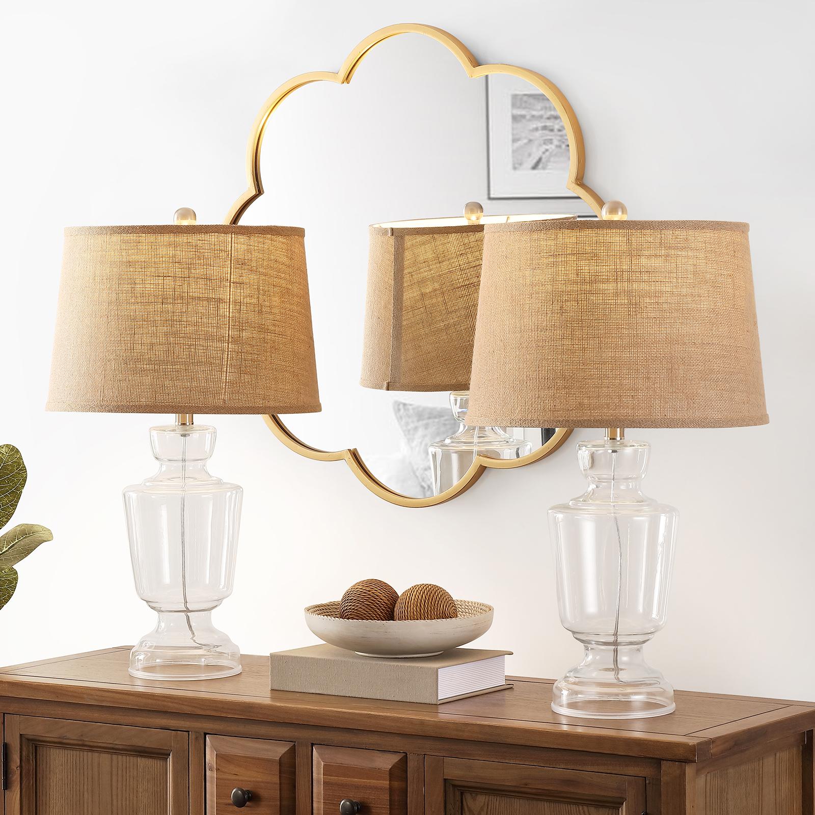 Amby Glass Table Lamp, Set of 2