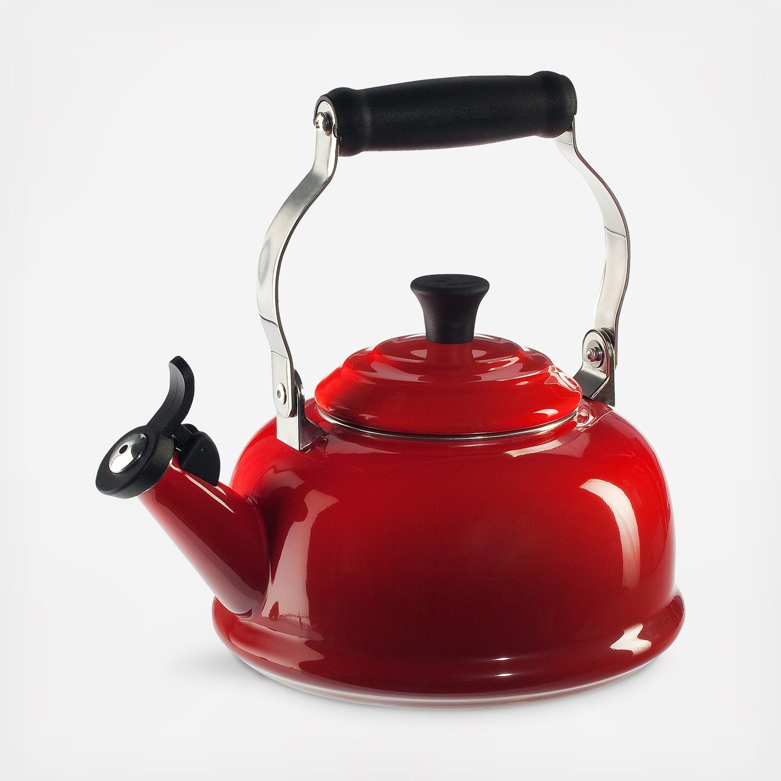 Whistling Steel Kettle with Porcelain Enamel Finish