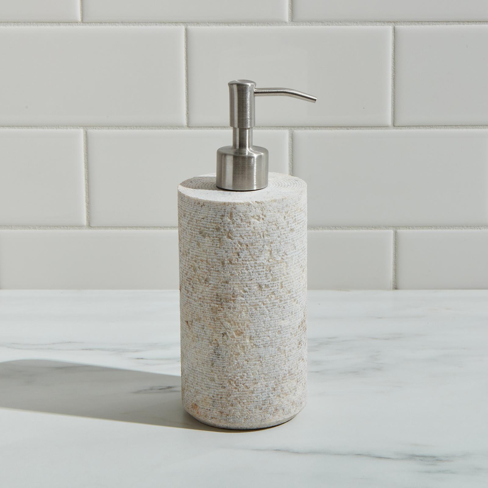 Alyson Limestone Lotion Dispenser
