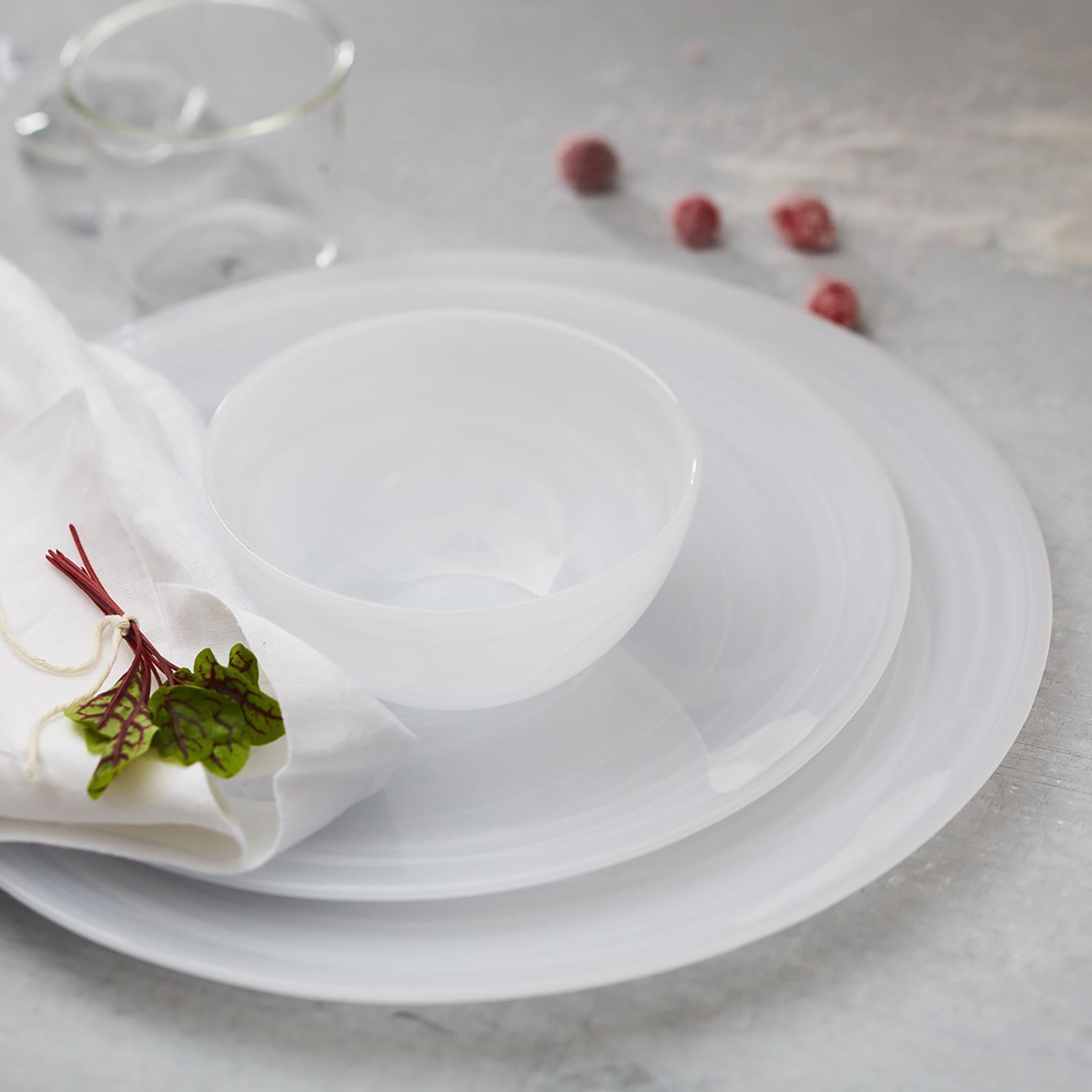 Alabaster Dinner Plate, Set of 4