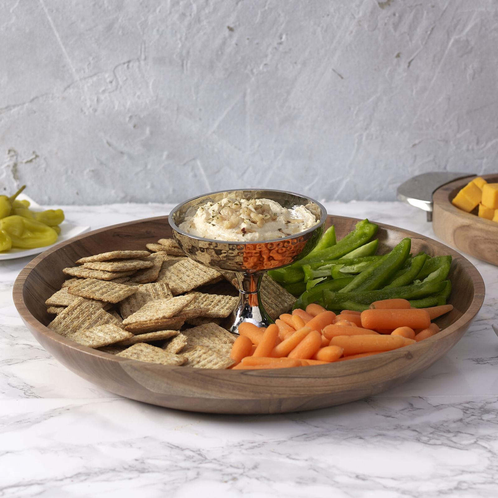 Hammersmith Wooden Chip & Dip Server