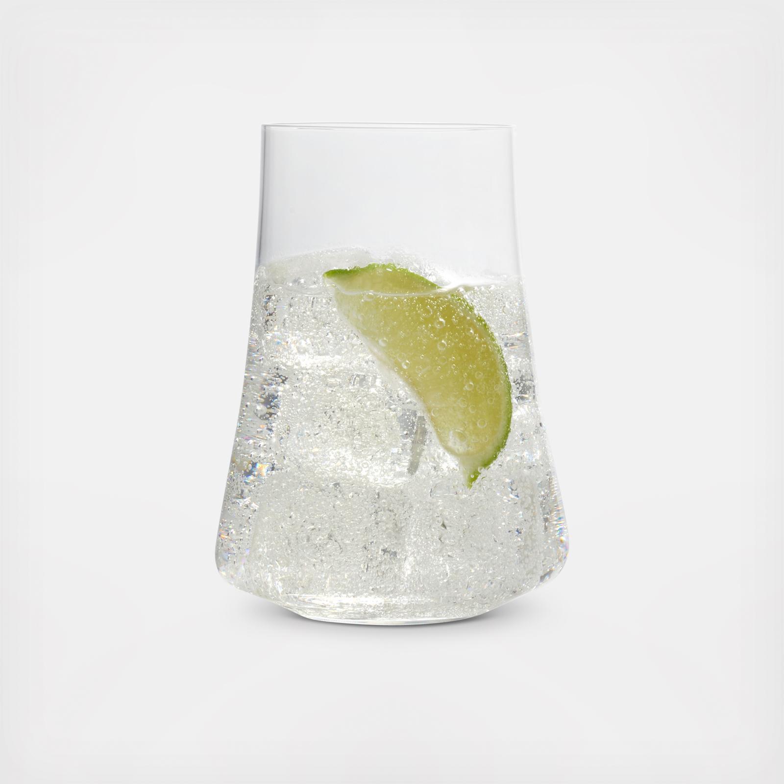 Aline Highball Crystal Glass, Set of 4