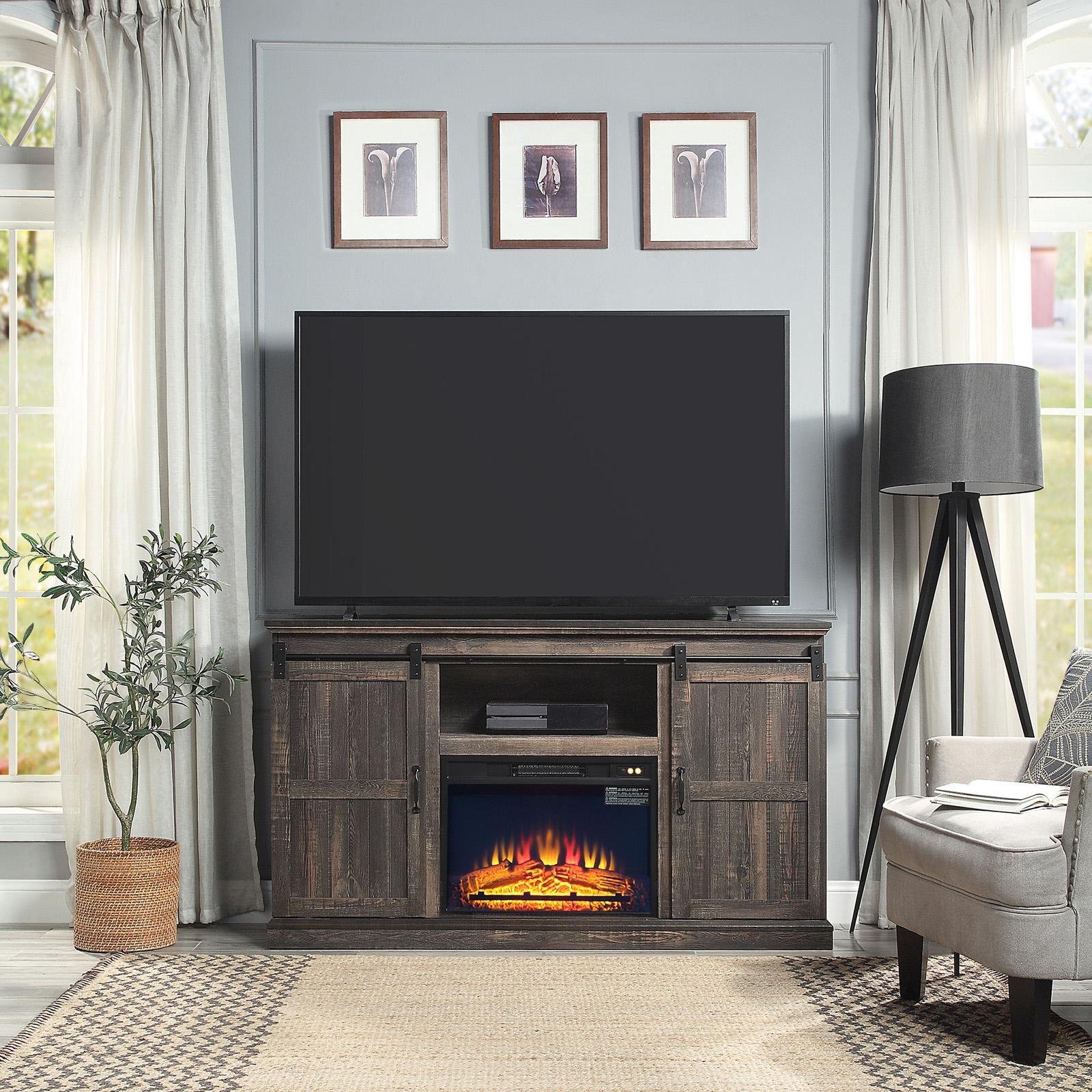 Myrtle Sliding Door Fireplace