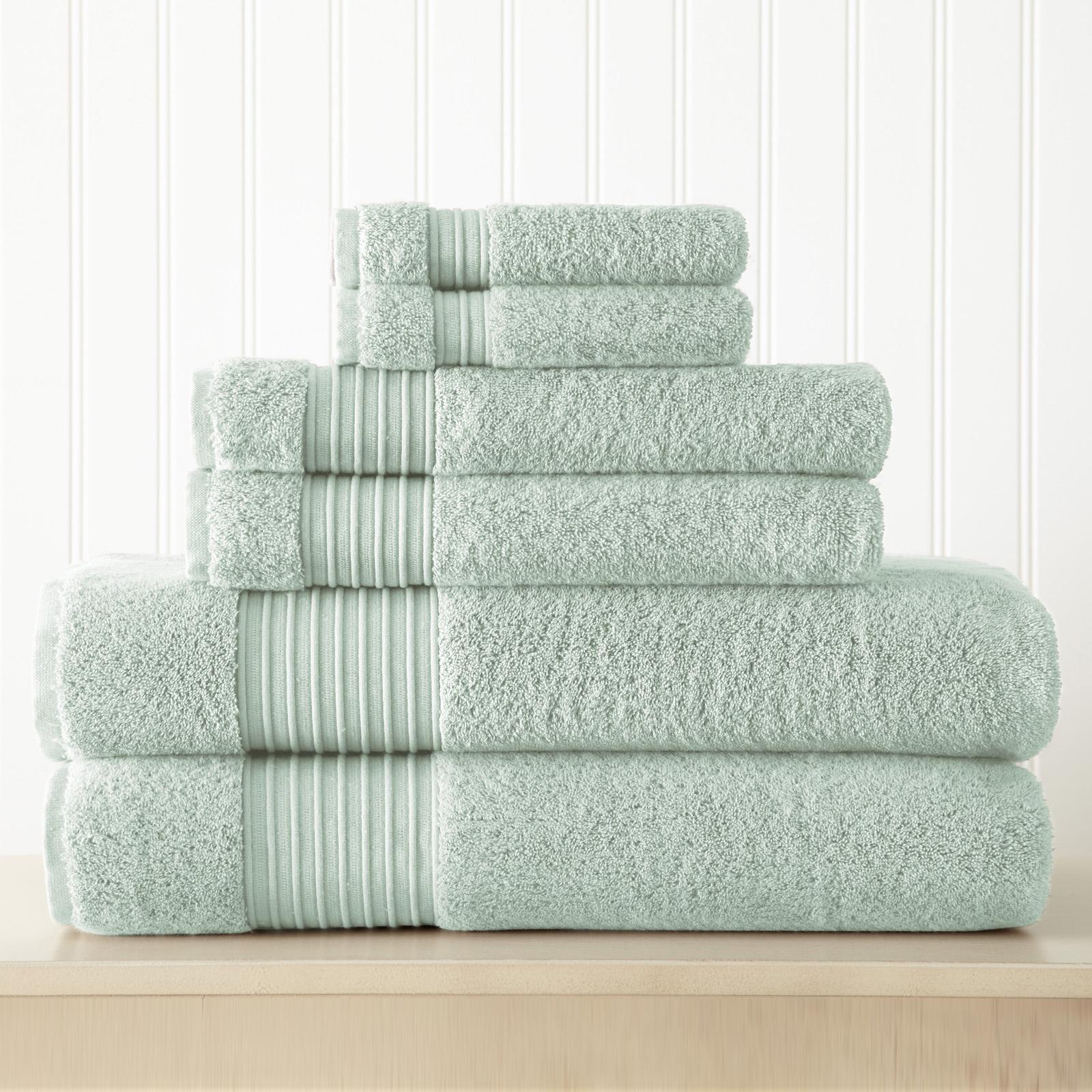6-Piece Turkish Cotton Towel Set