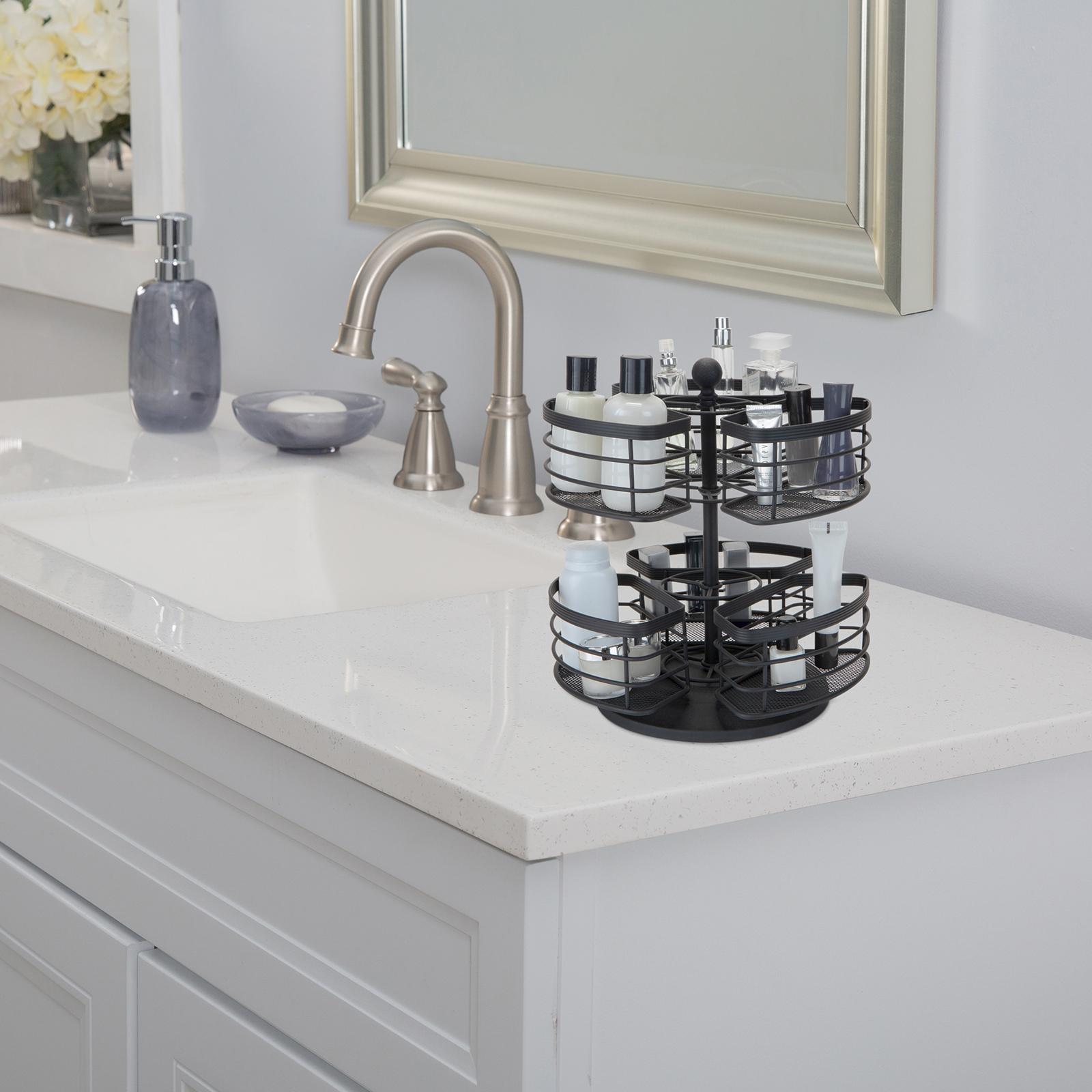2-Tier Rotating Bath Organizer