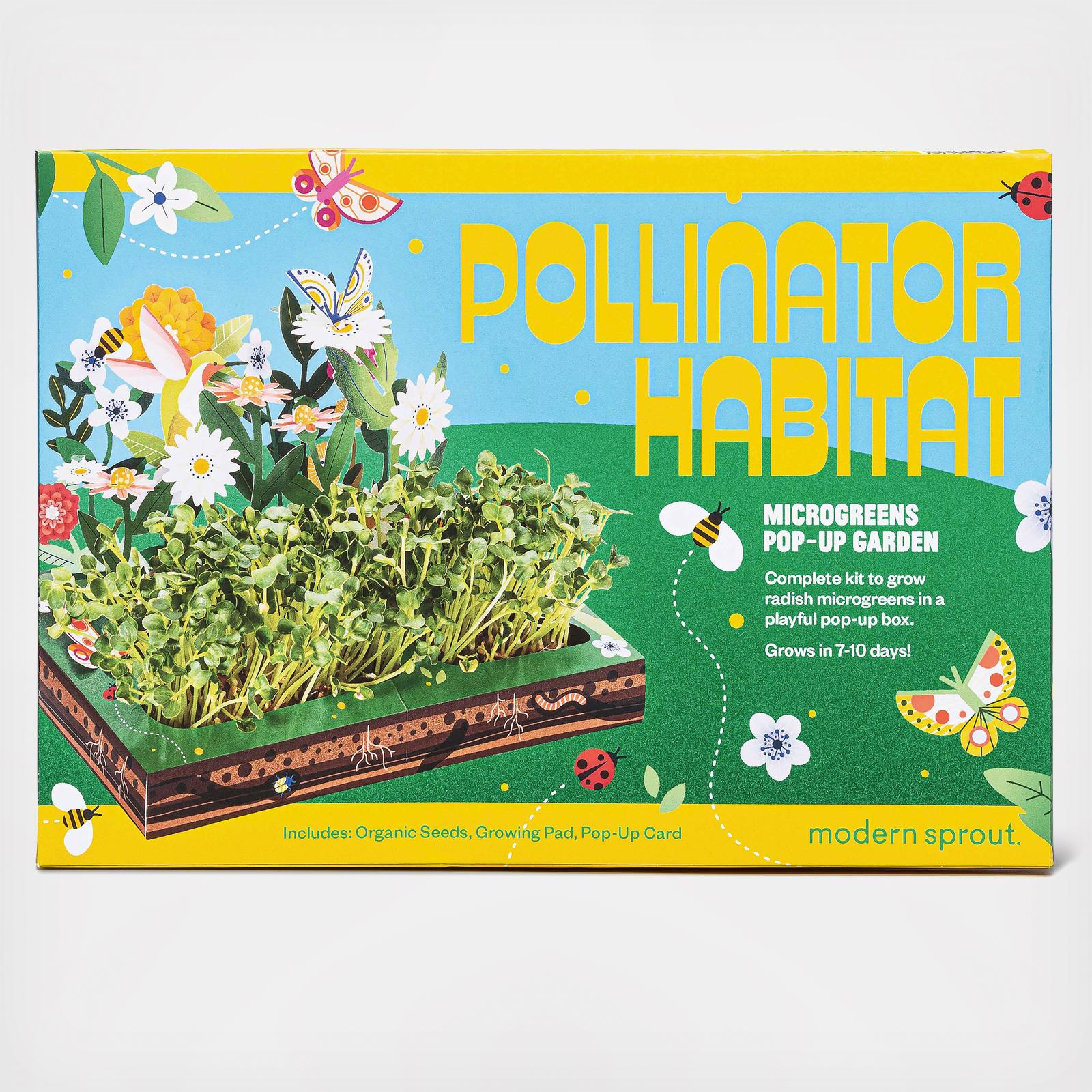 Microgreens Pollinator Habitat Pop Up Garden