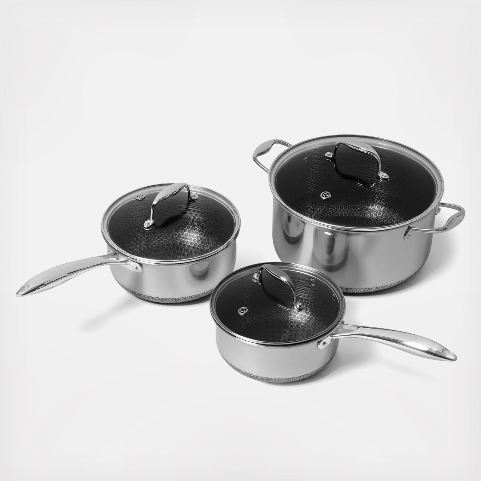 6-Piece Pot Set with Lids