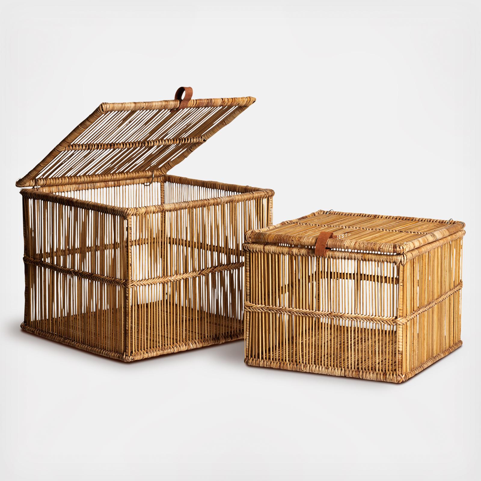 Irawaddy Decorative Basket, Set of 2