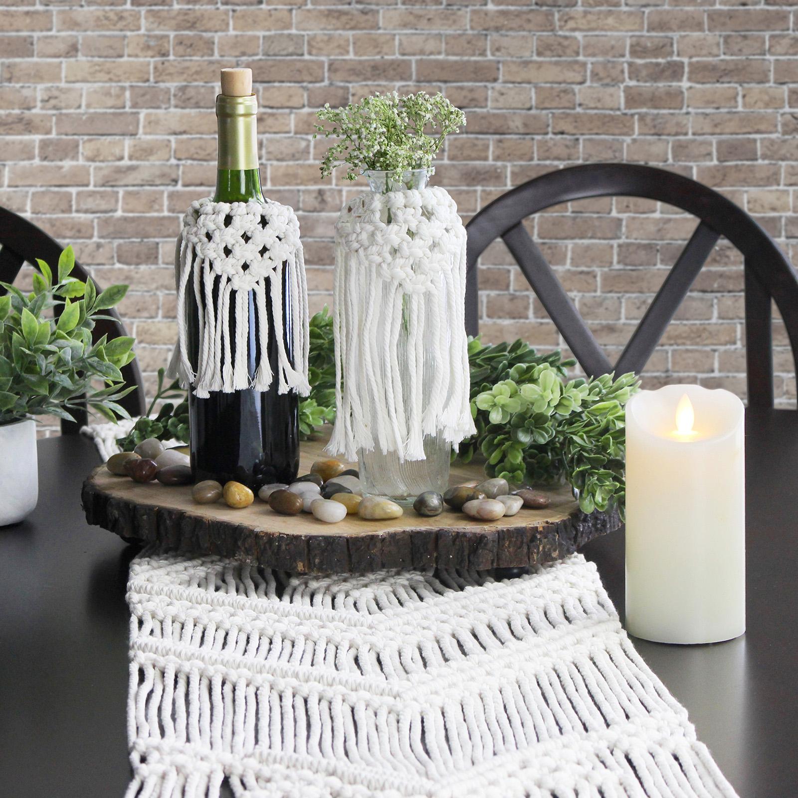 Hand Tied Macramé Table Runner