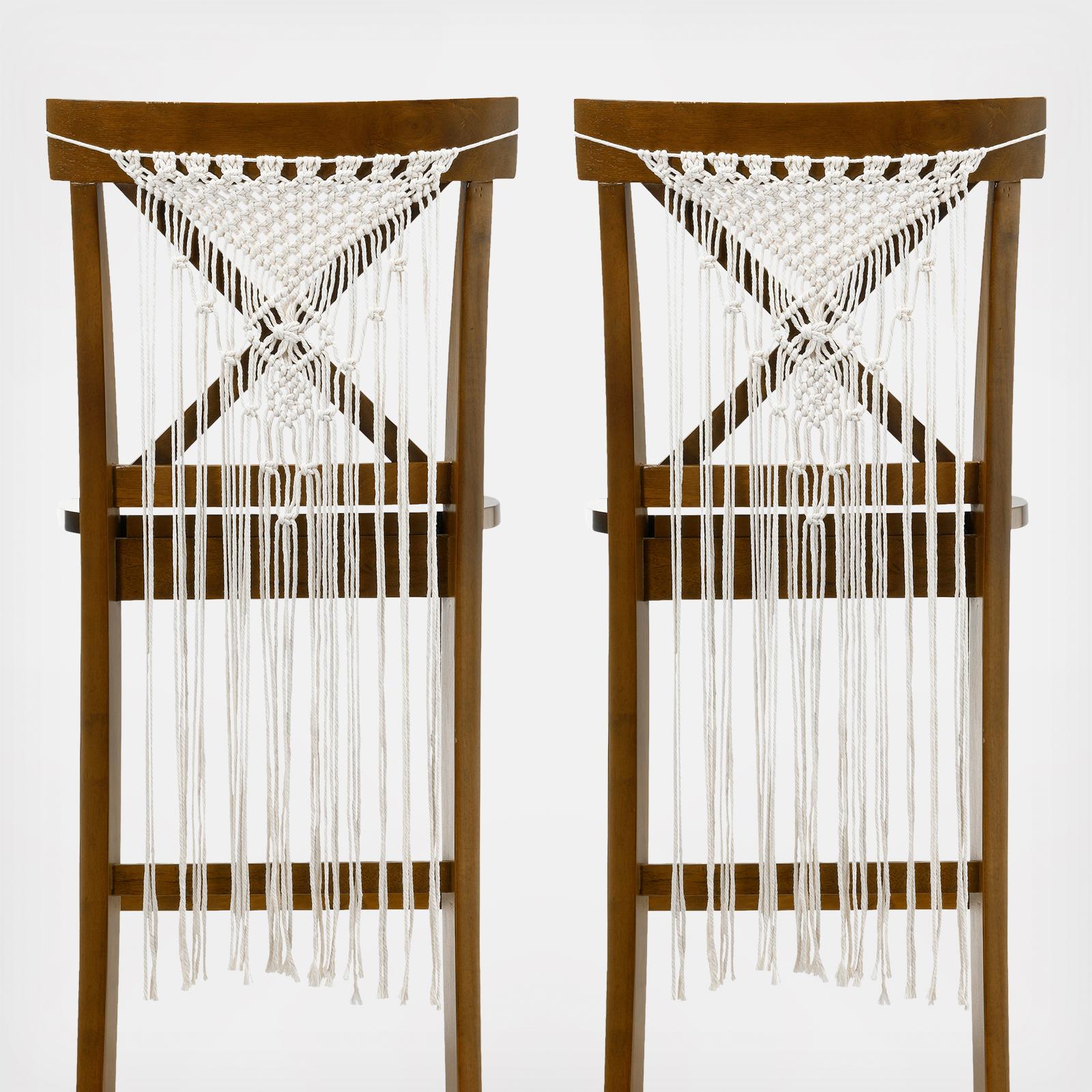 Hand Tied MacramÃ© Chair Covers