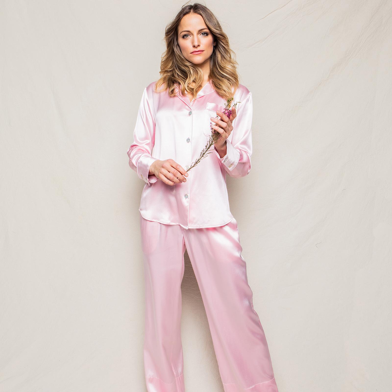 Silk Wide Cuff Pajama Set