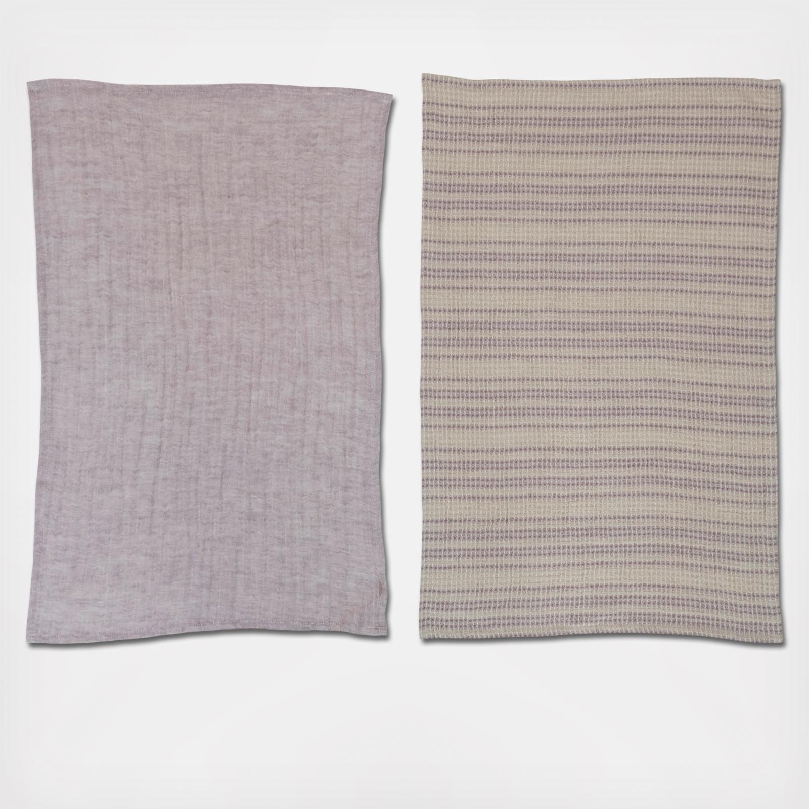 2-Piece Woven Tea Towel Set