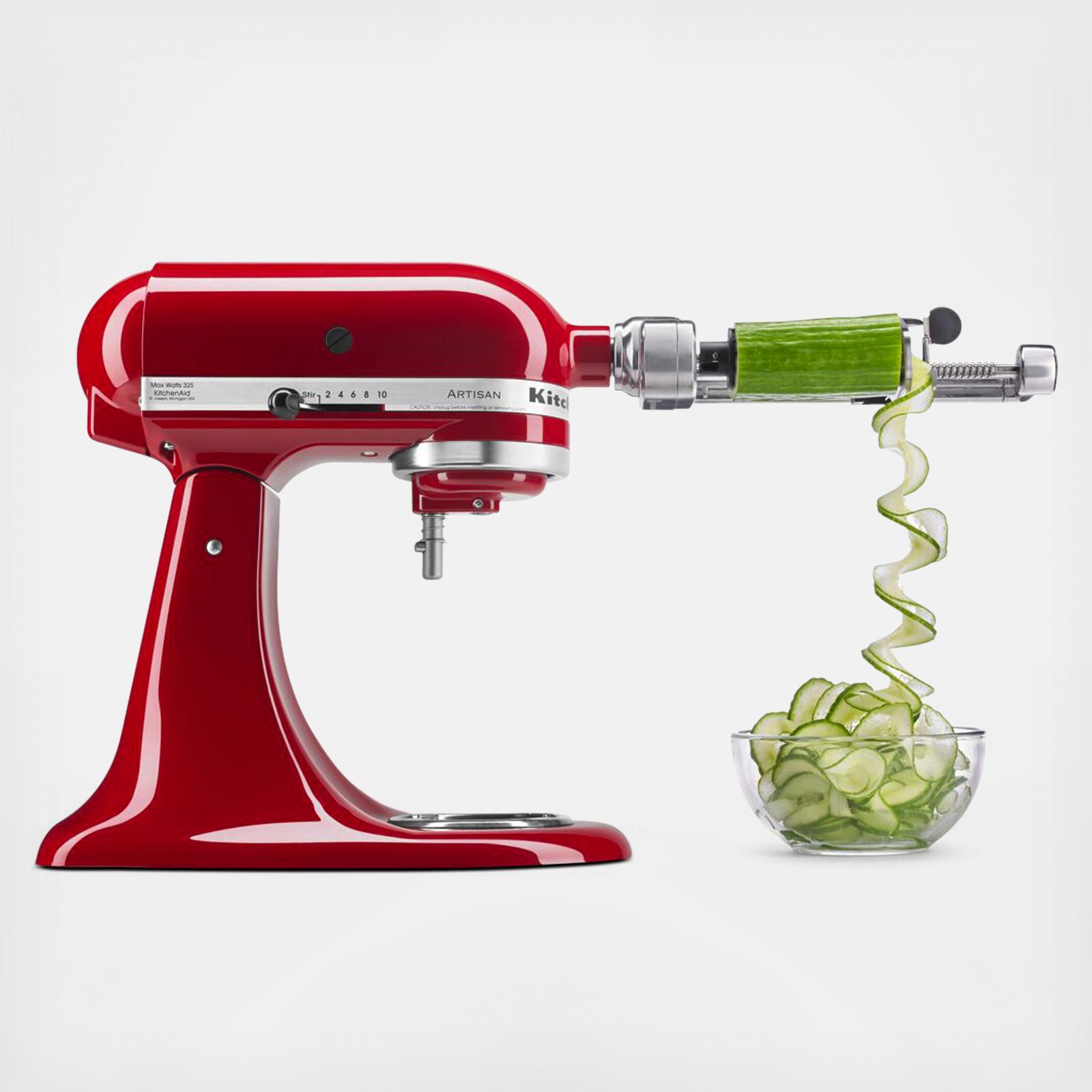 7-Blade Spiralizer Plus Attachment with Peel, Core & Slice Capabilities