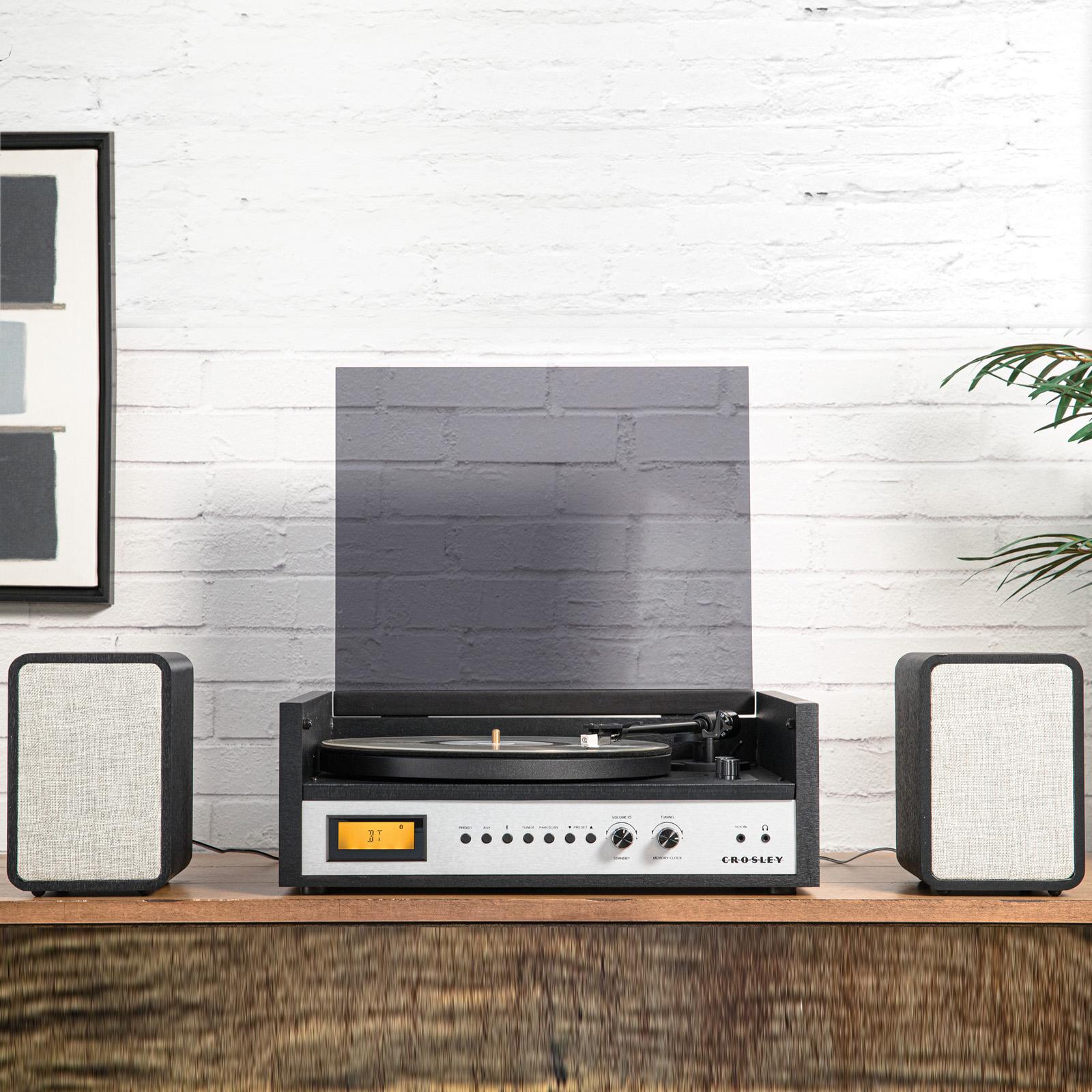 Coda Record Player with Speakers