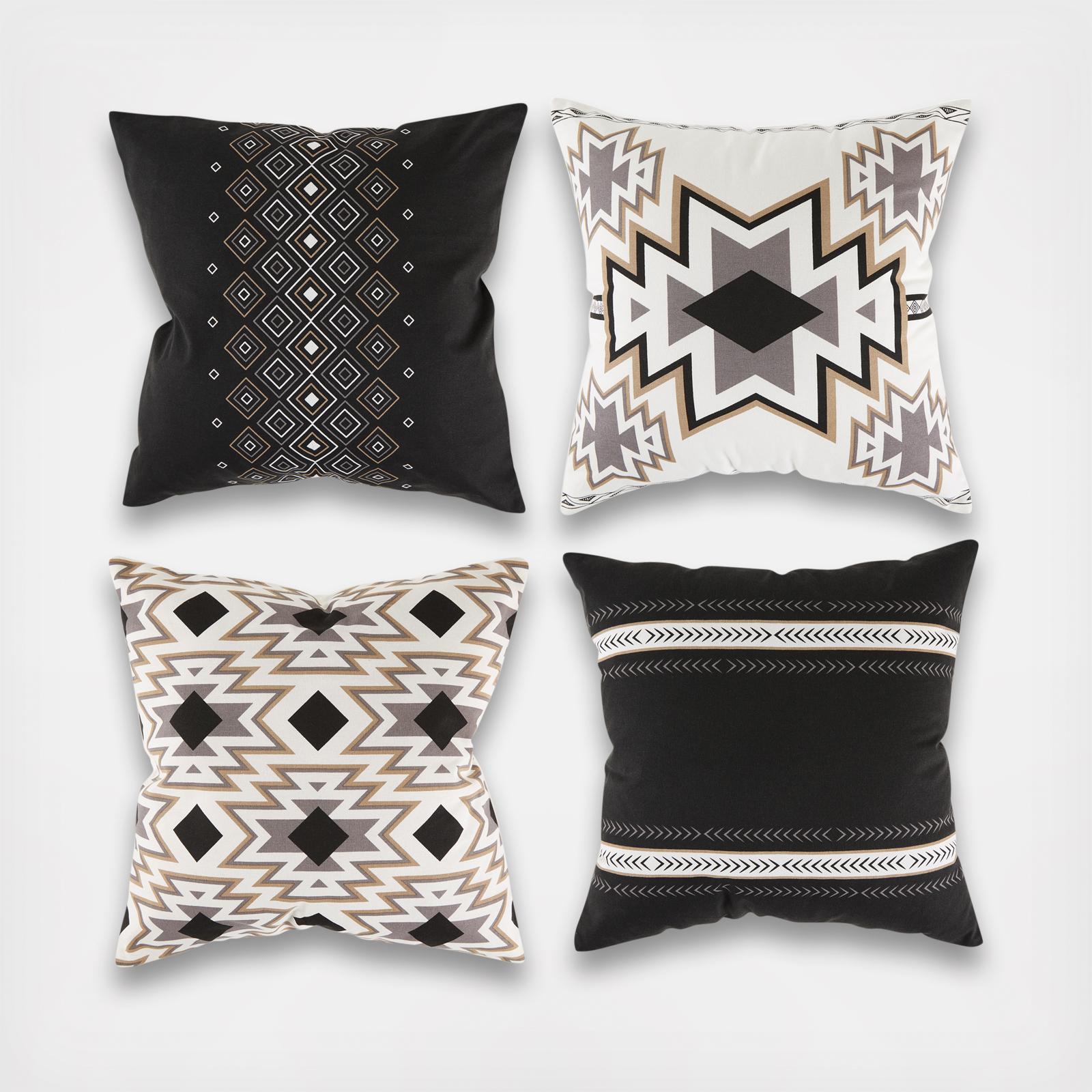 Assorted Pillow Cover, Set of 4
