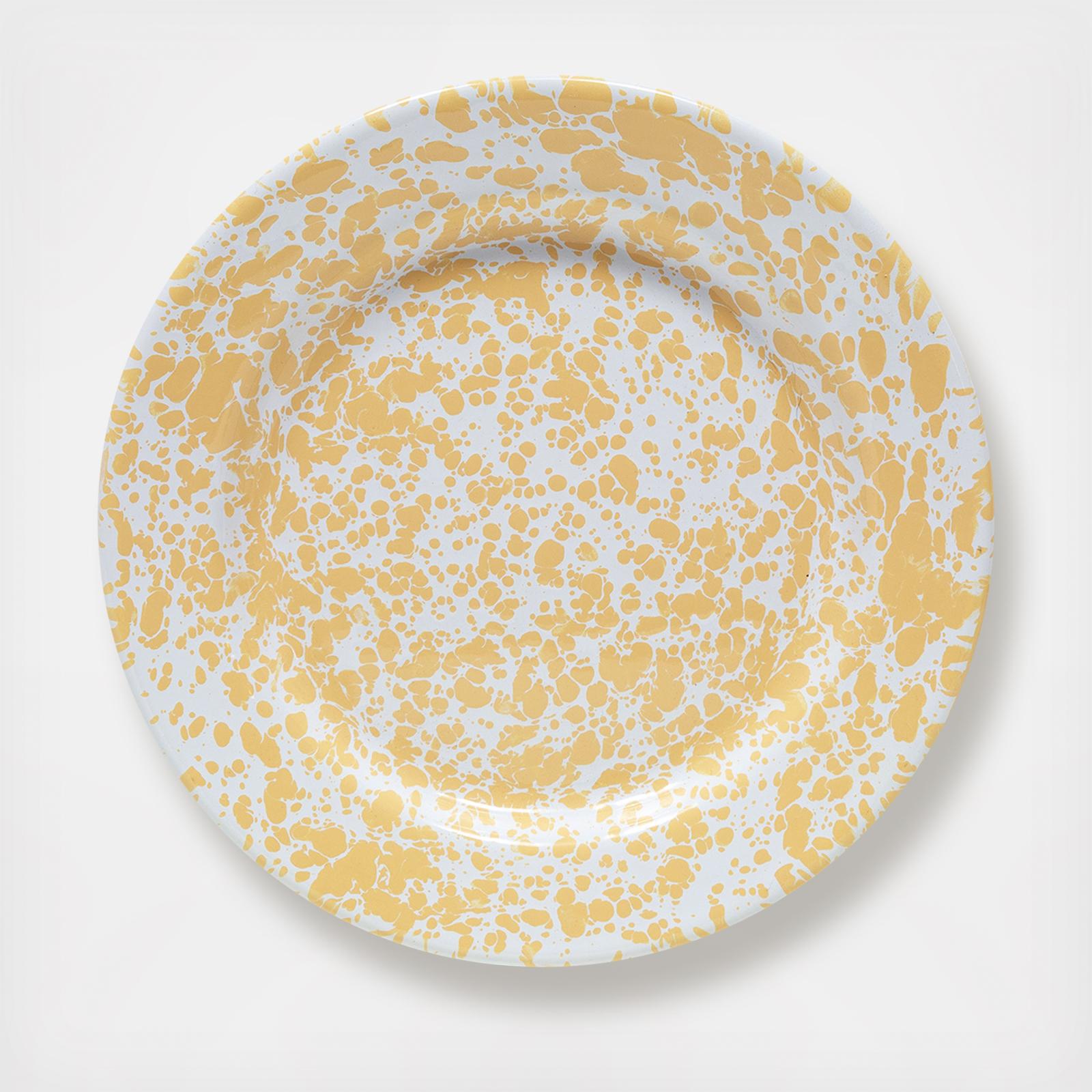 Splatter Flat Salad Plate, Set of 4