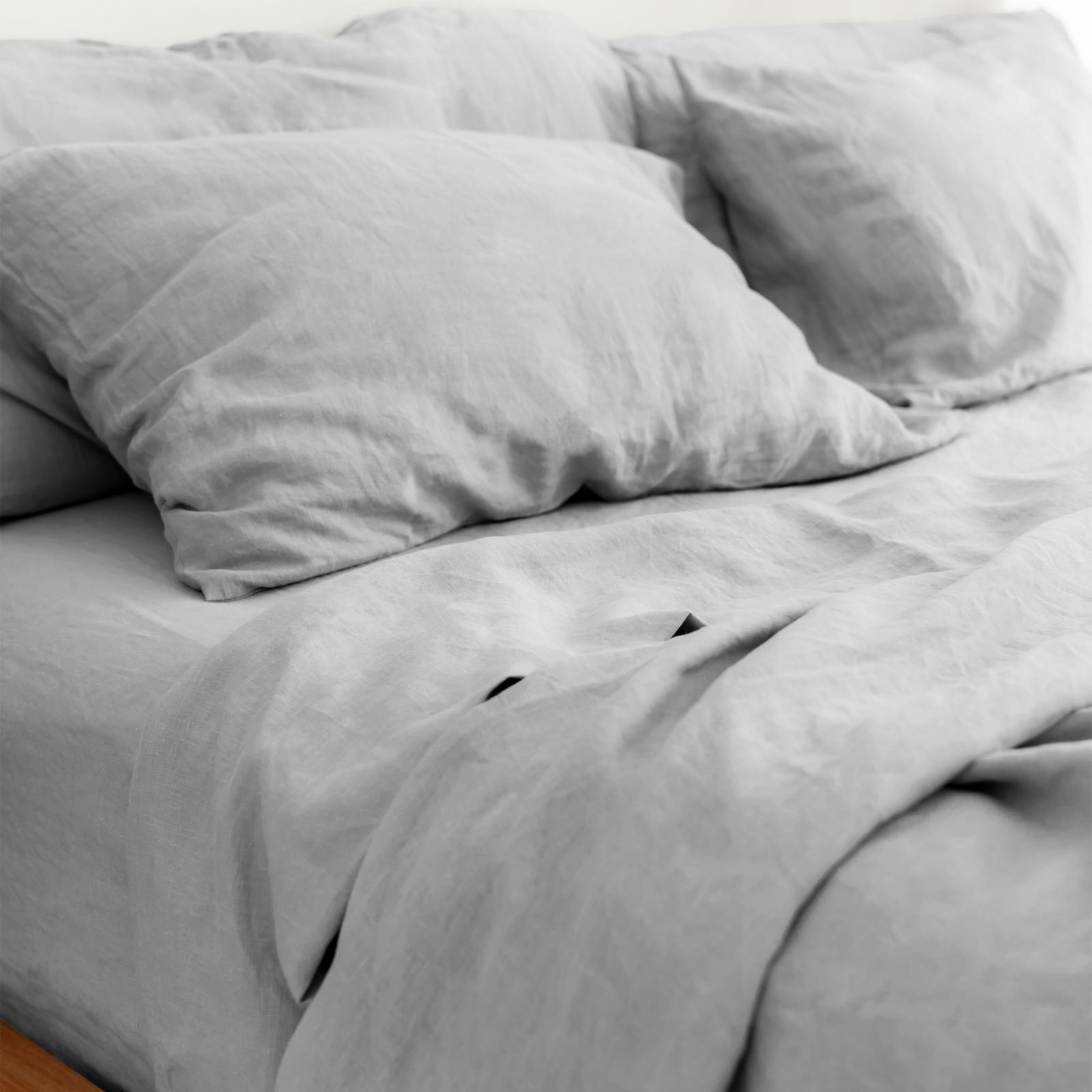 Stonewashed French Linen Flat Sheet