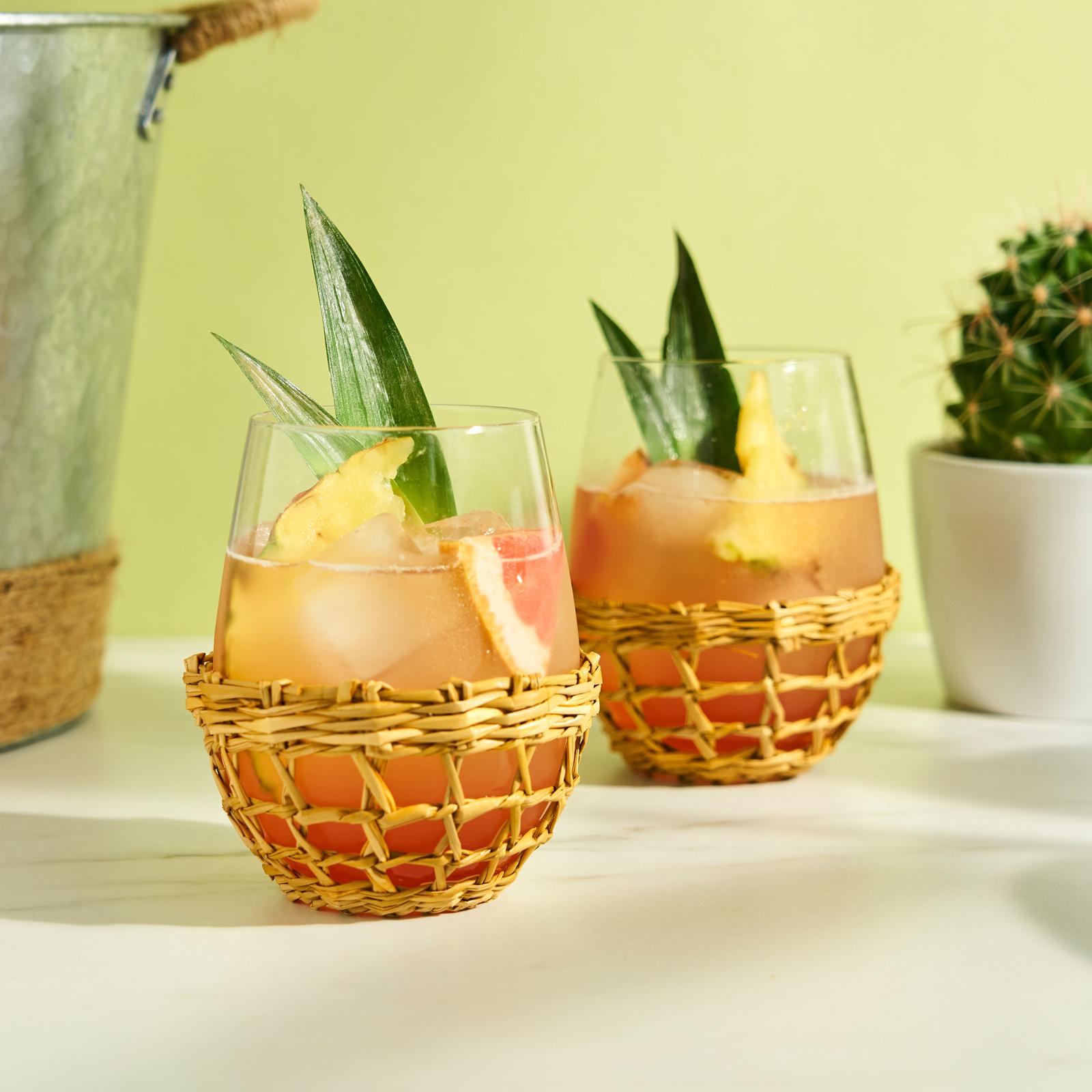 Island Stemless Wine Glass, Set of 2