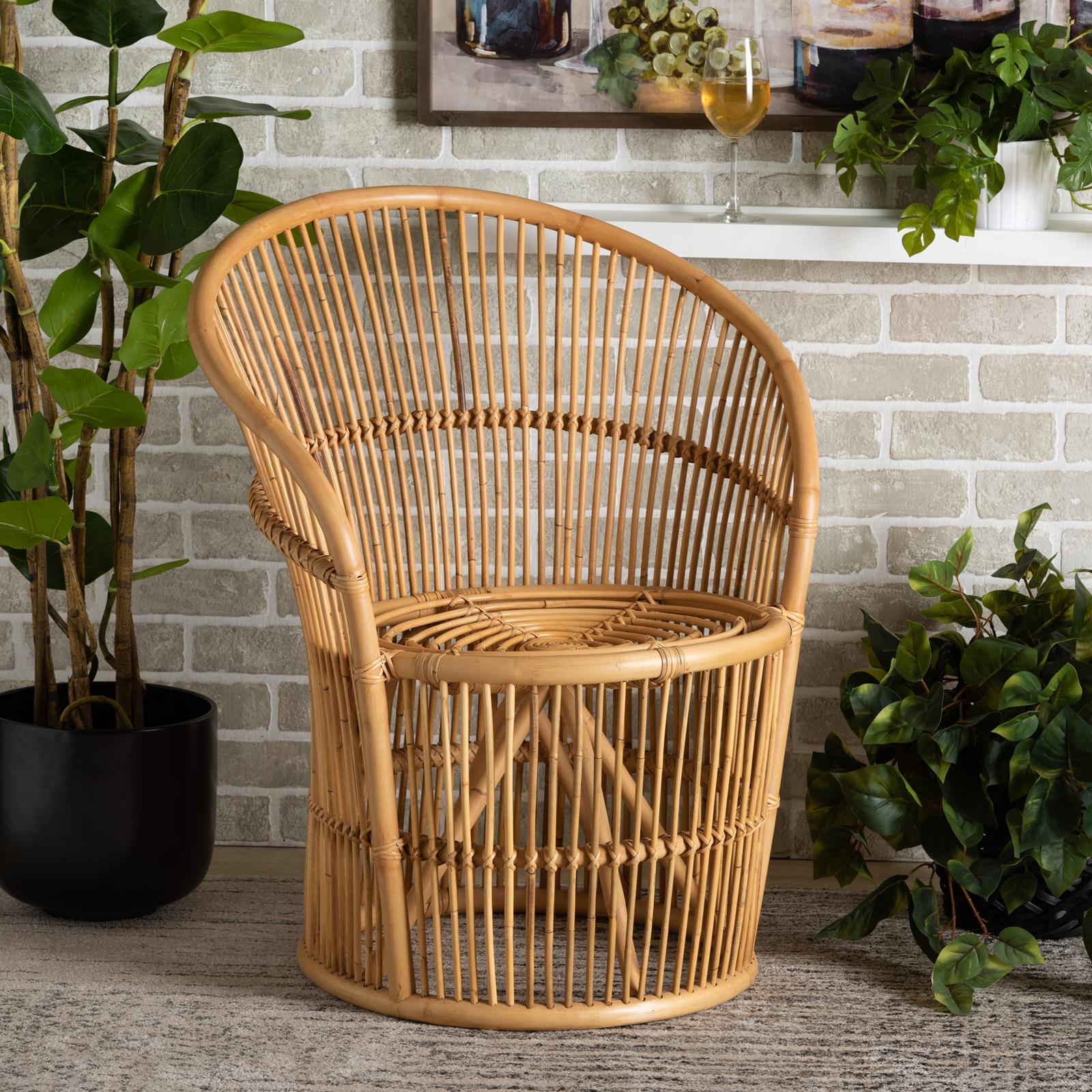 Narva Modern Bohemian Accent Chair