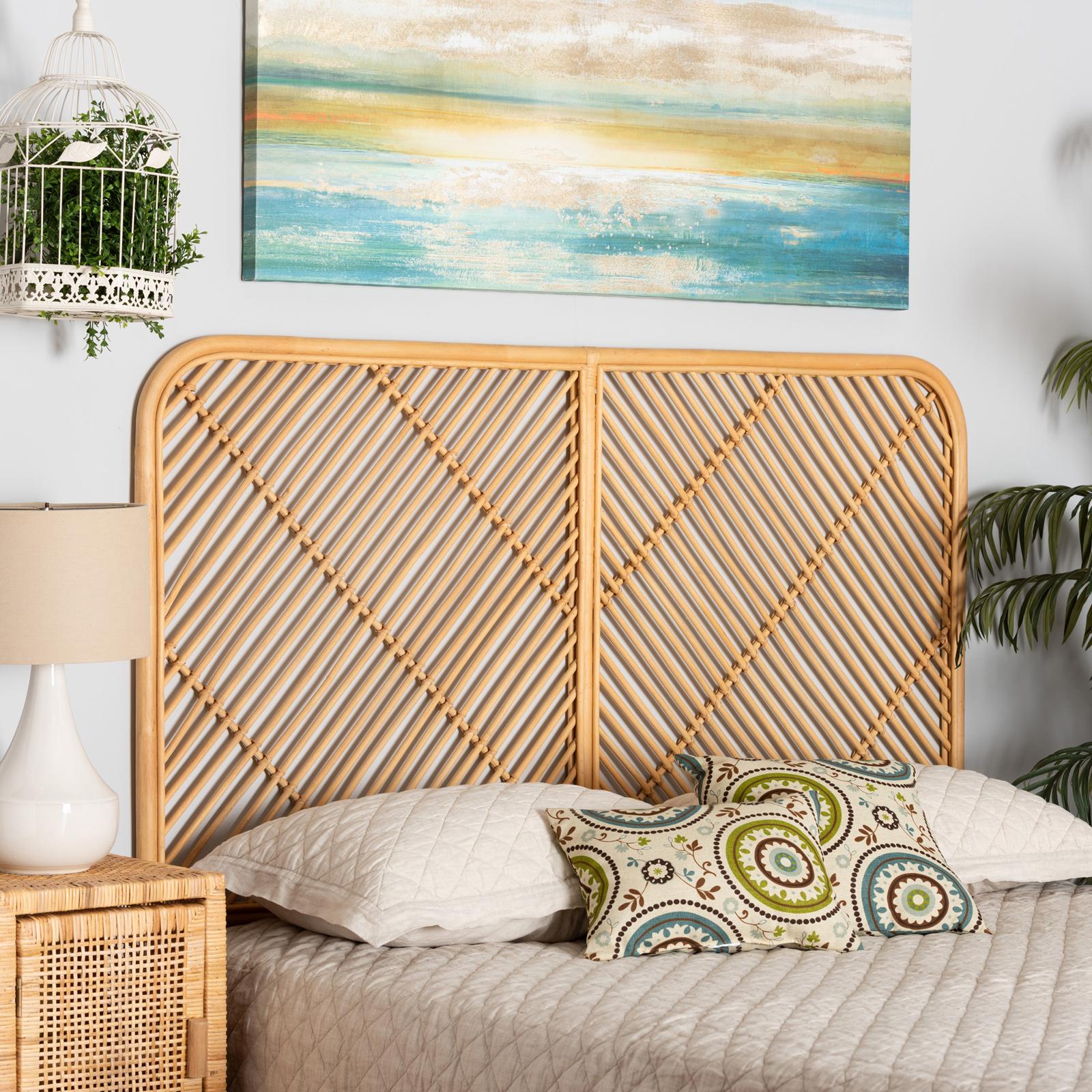 Sakina Modern Bohemian Wall-mount Headboard