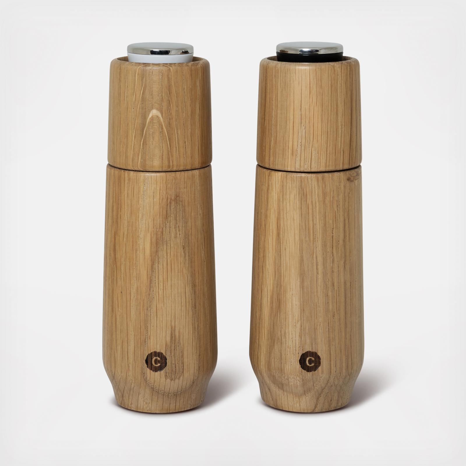 Champagne Salt & Pepper Mill Grinder Set, 2-Piece