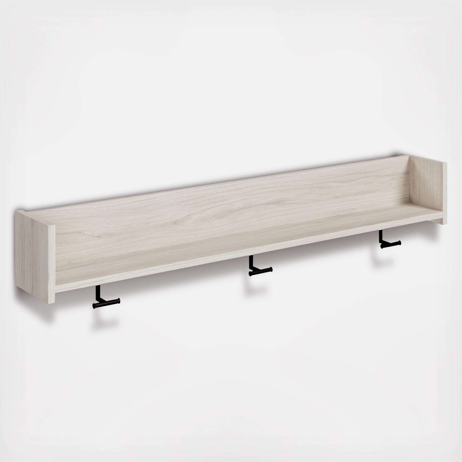 Socalle Wall Mounted Coat Rack Shelf