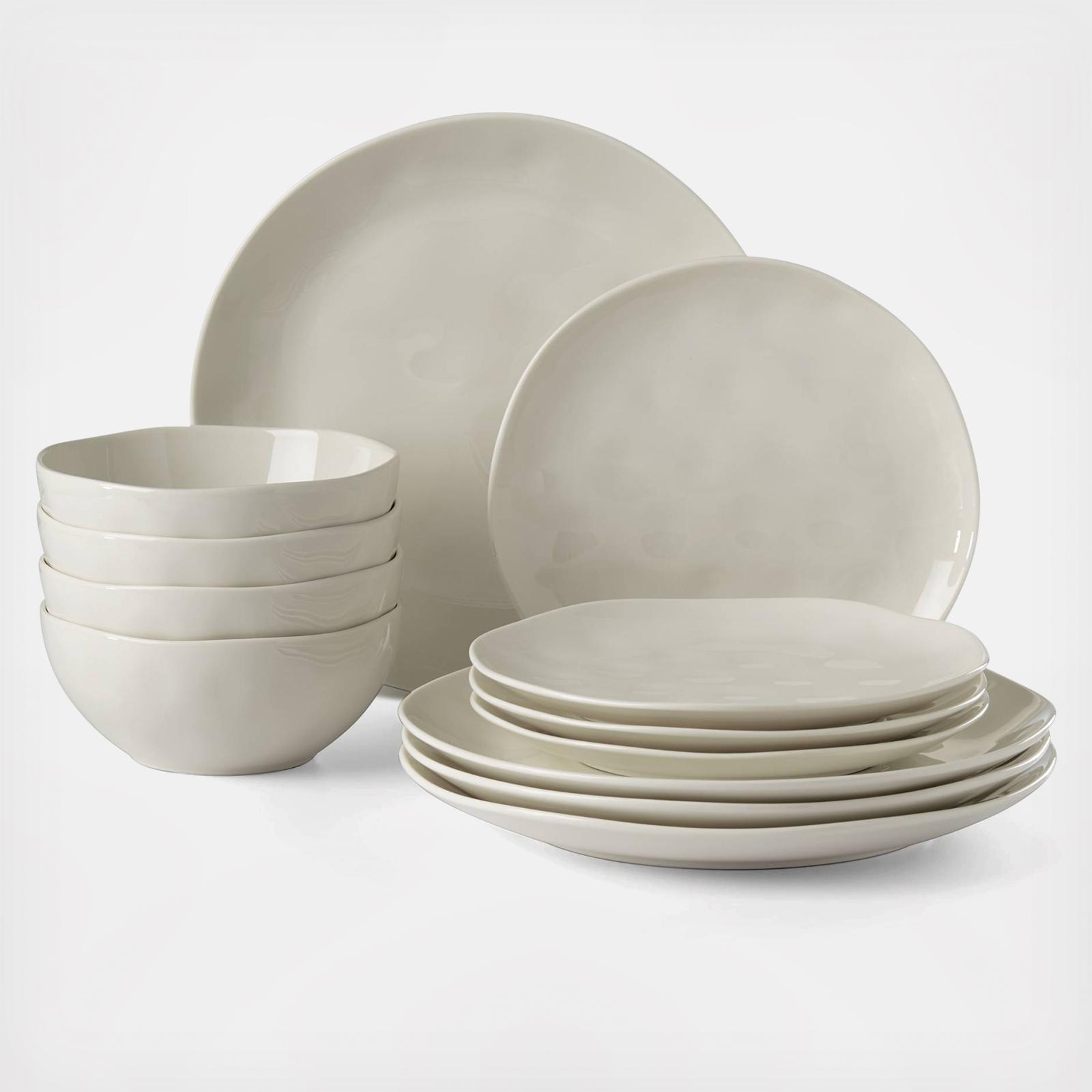 Bay Colors 12-Piece Dinnerware Set, Service for 4