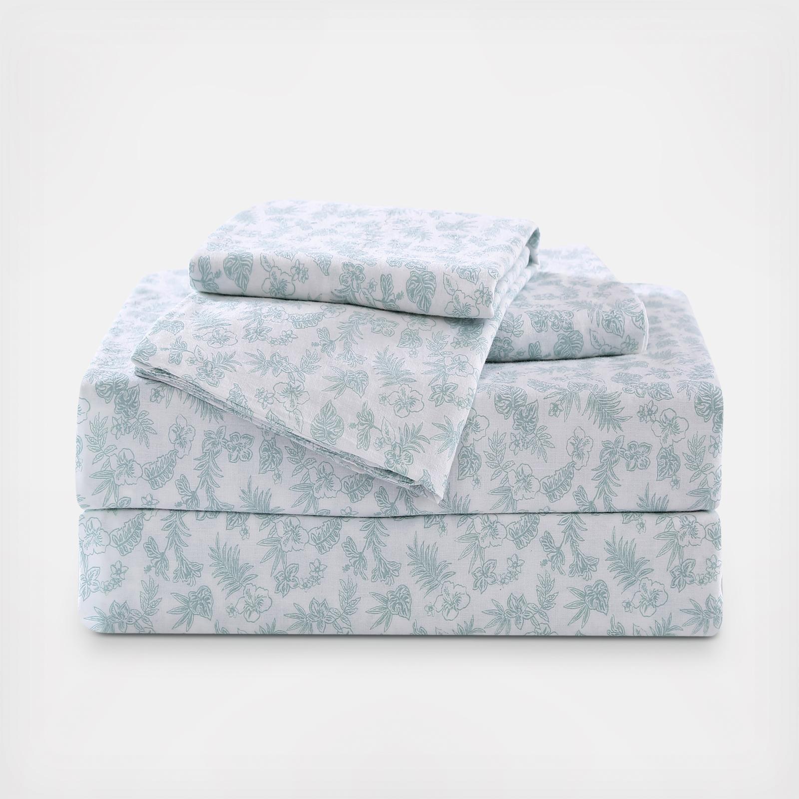 Hibiscus Bloom 4-Piece Sheet Set