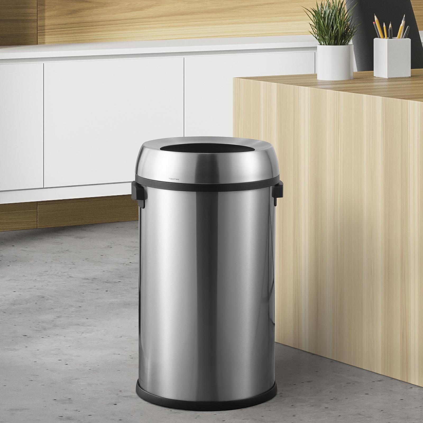 Chuck Open Top Trash Can, 17.2-Gallon
