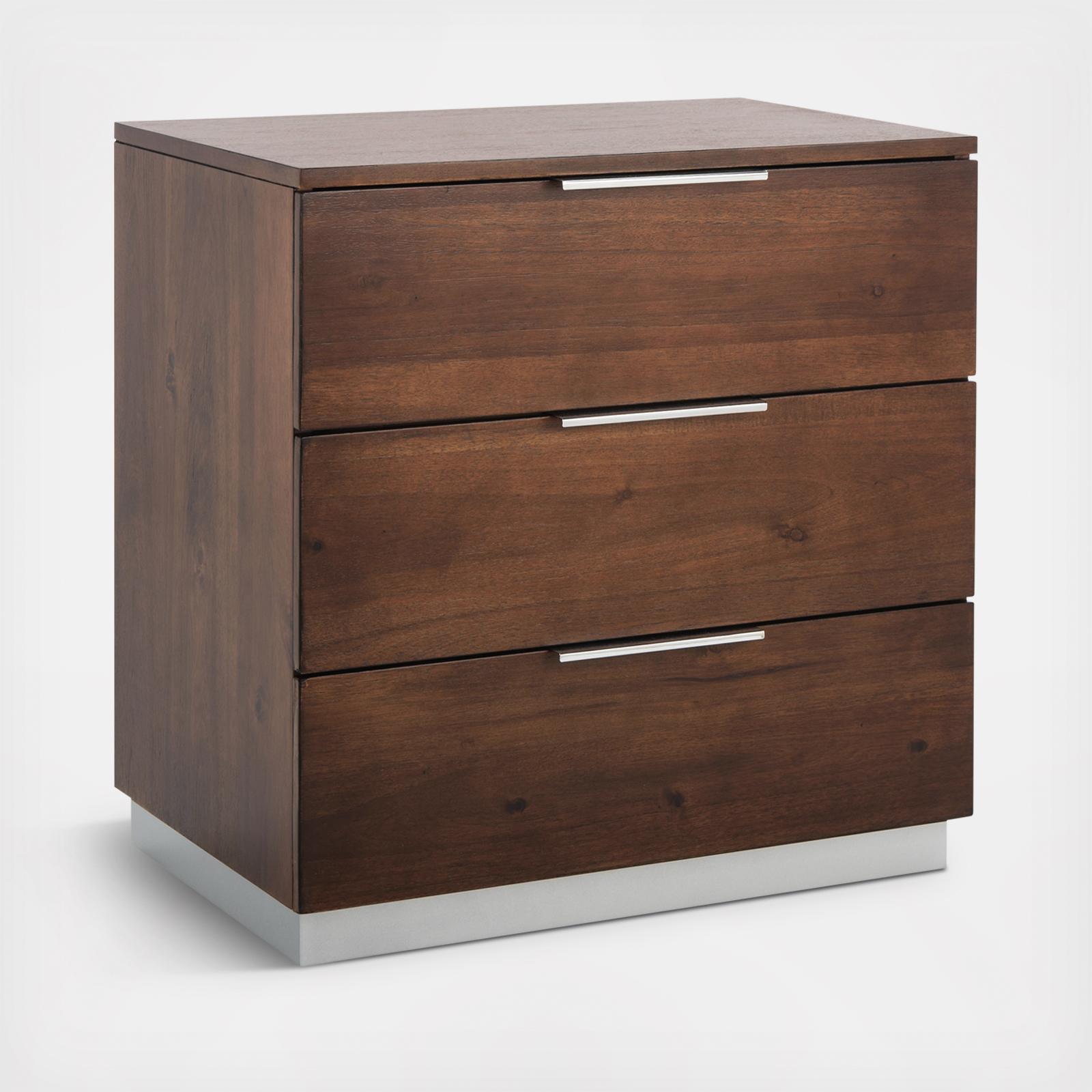 Brylin 3-Drawer Night Stand