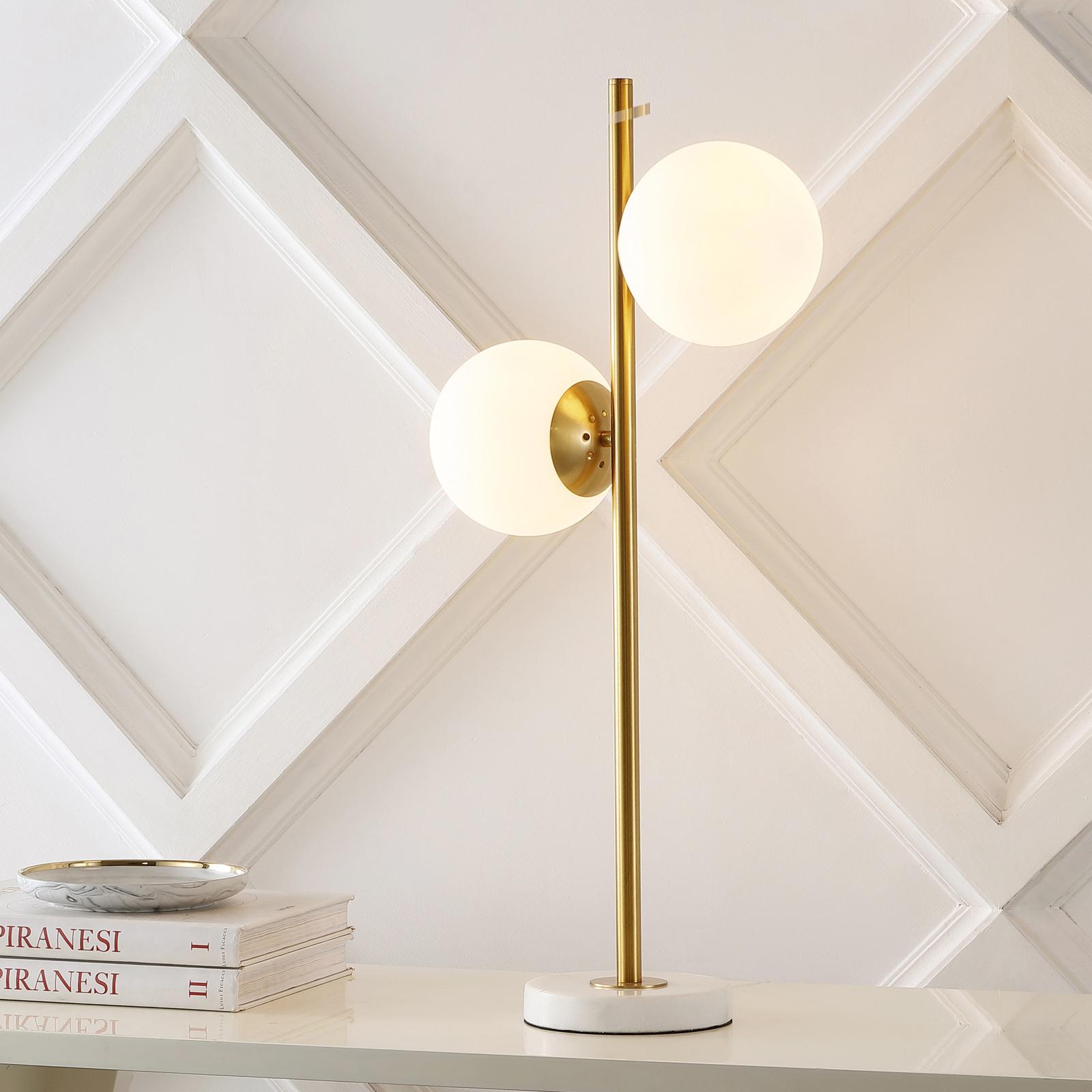 Amelie 2-Light Coastal Vintage LED Table Lamp