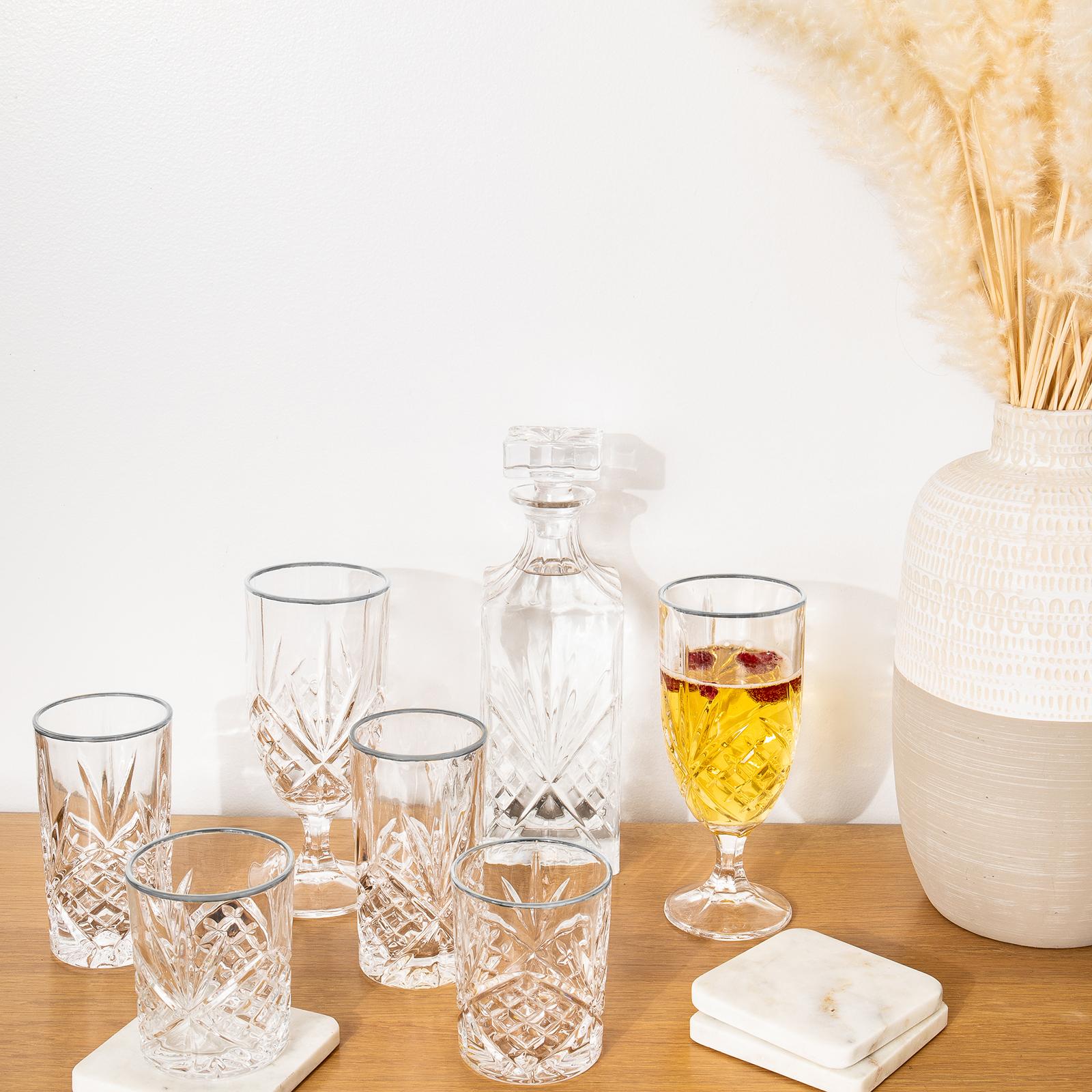 Dublin Banded Highball Glass, Set of 4