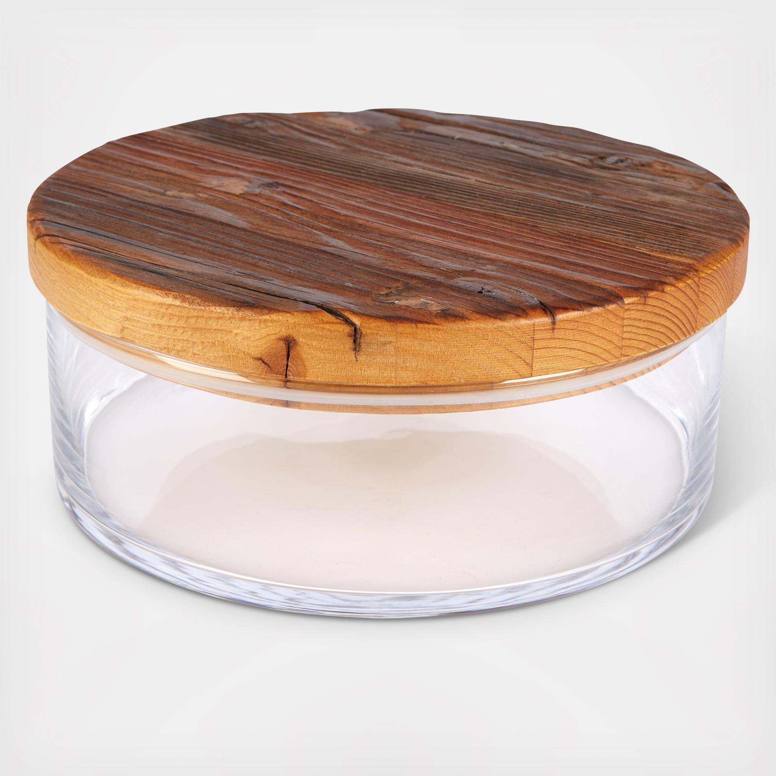 Classic Wood Top Canister